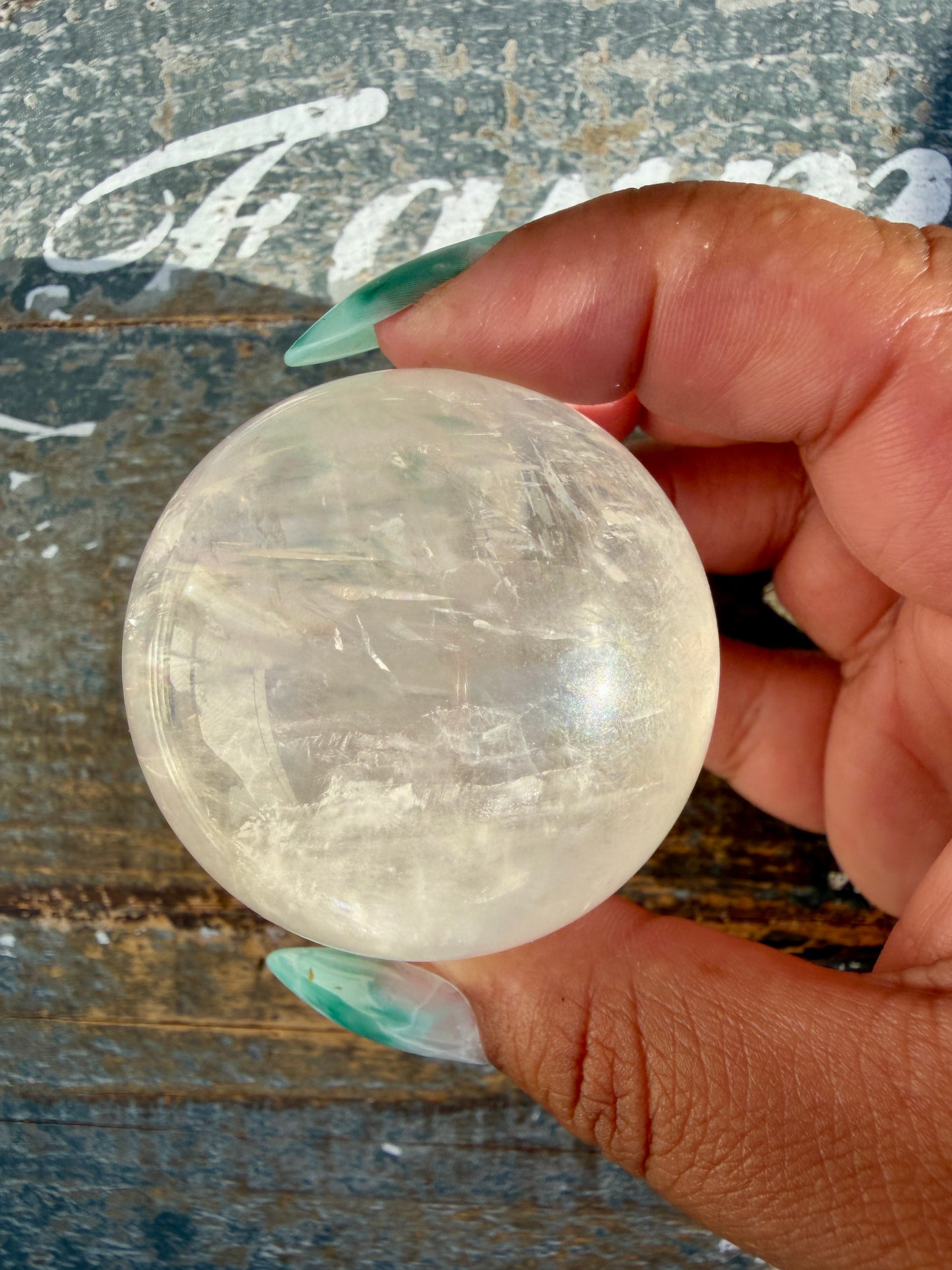 Gorgeous Optical Calcite Sphere | Opt J