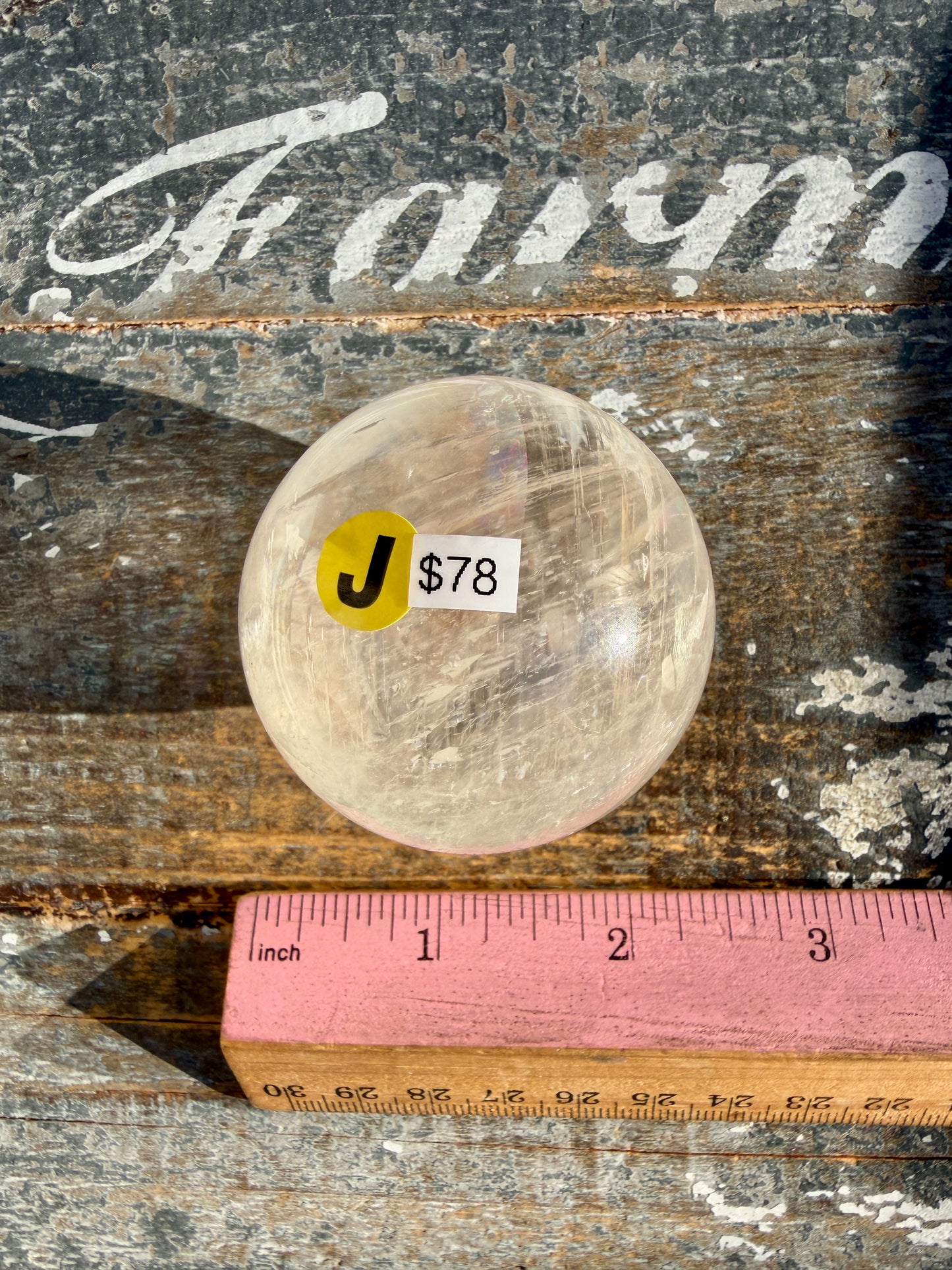Gorgeous Optical Calcite Sphere | Opt J