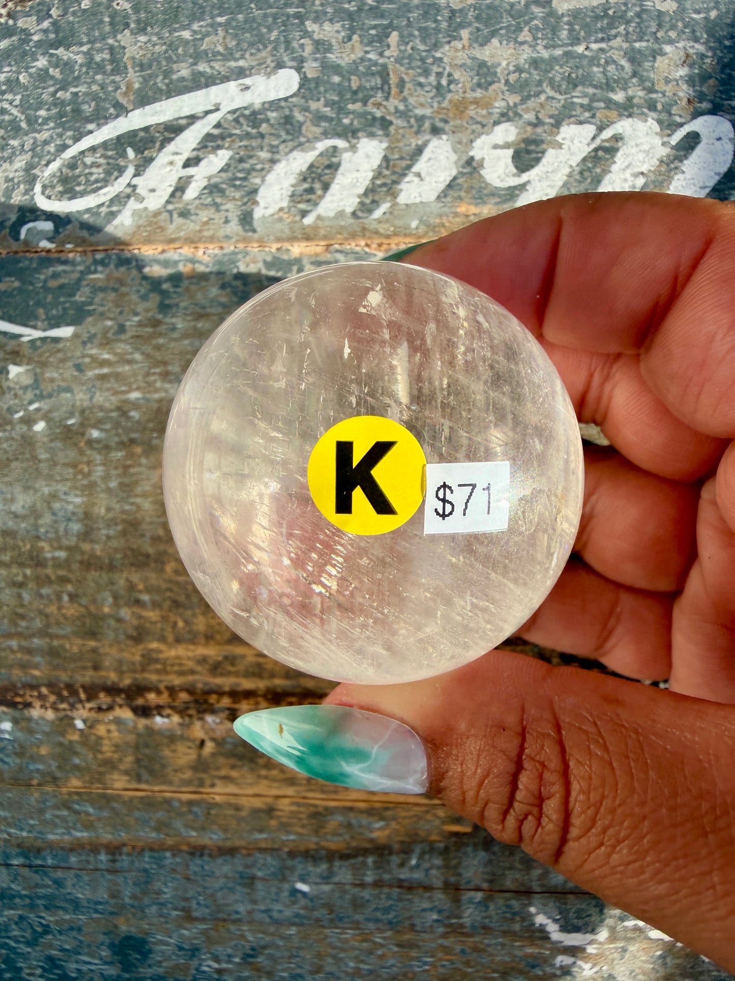 Gorgeous Optical Calcite Sphere | Opt K