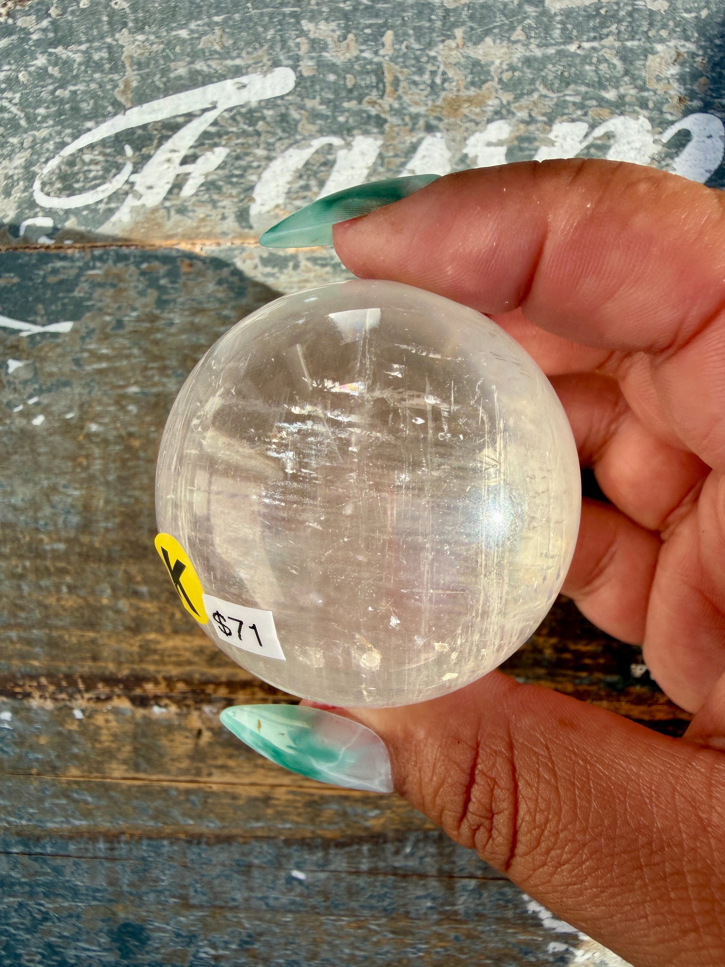 Gorgeous Optical Calcite Sphere | Opt K