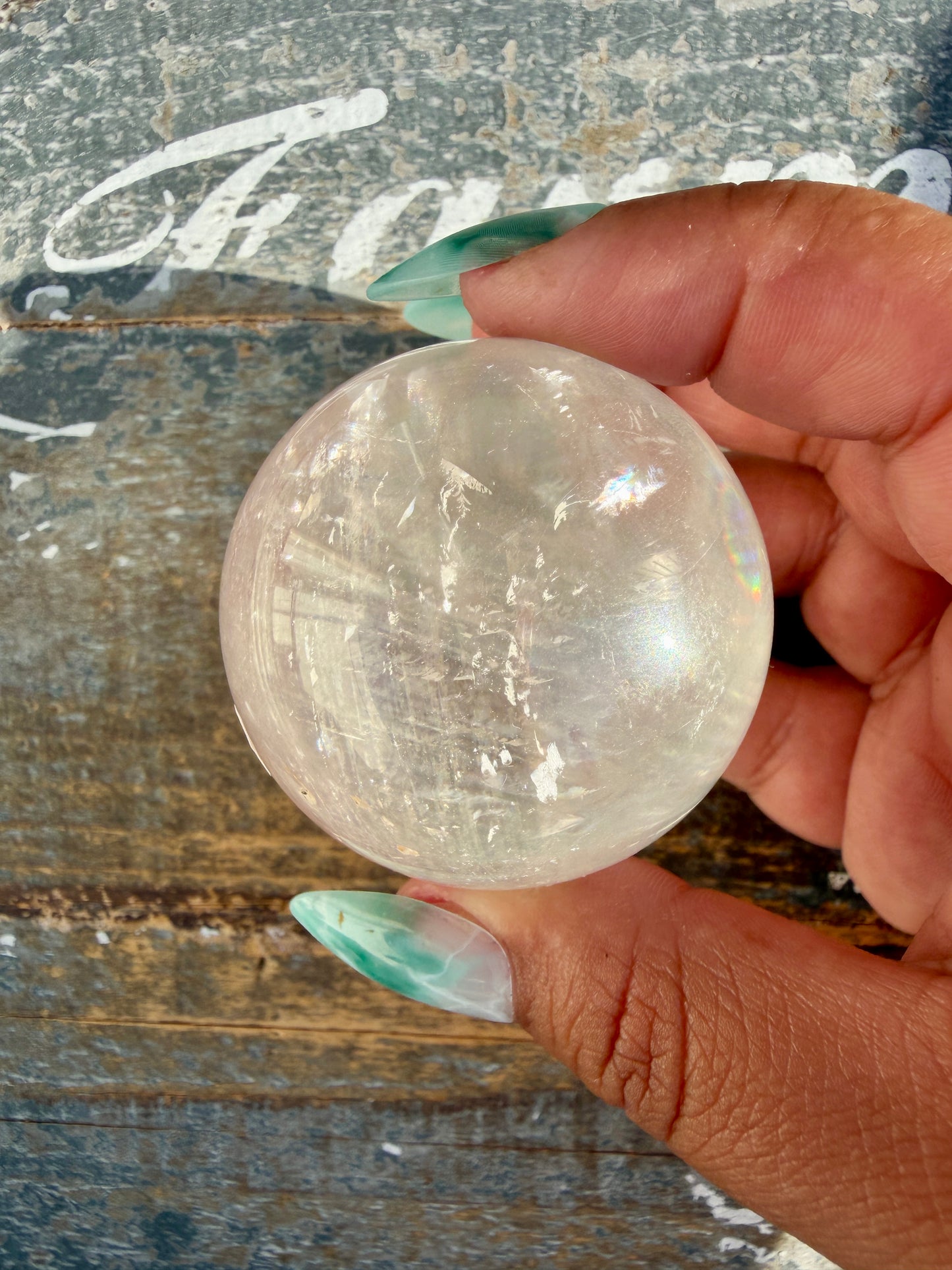 Gorgeous Optical Calcite Sphere | Opt K