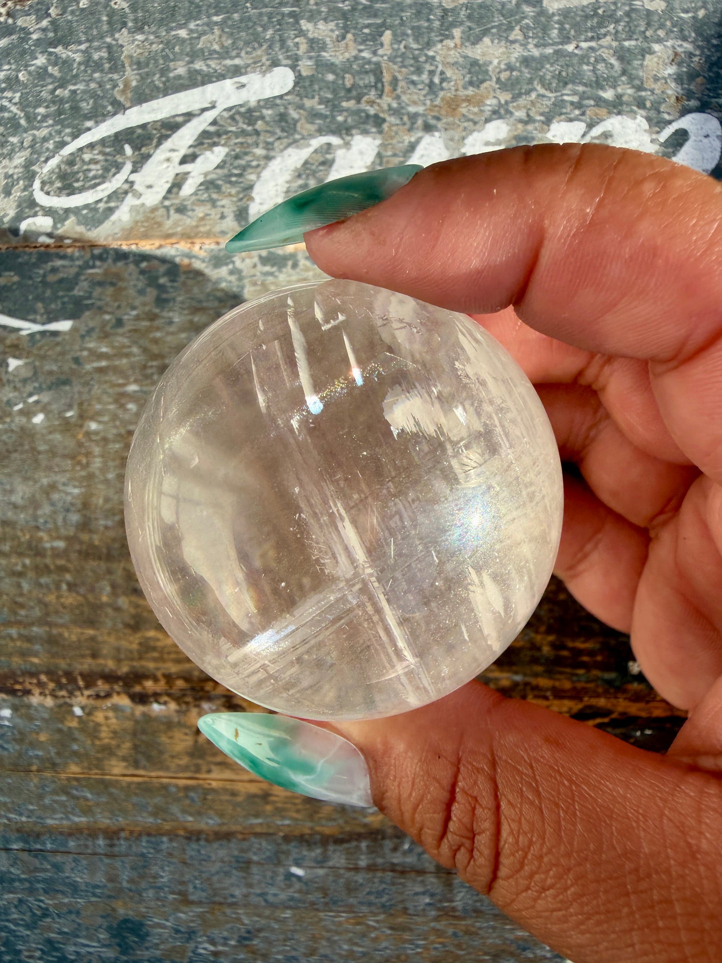 Gorgeous Optical Calcite Sphere | Opt K
