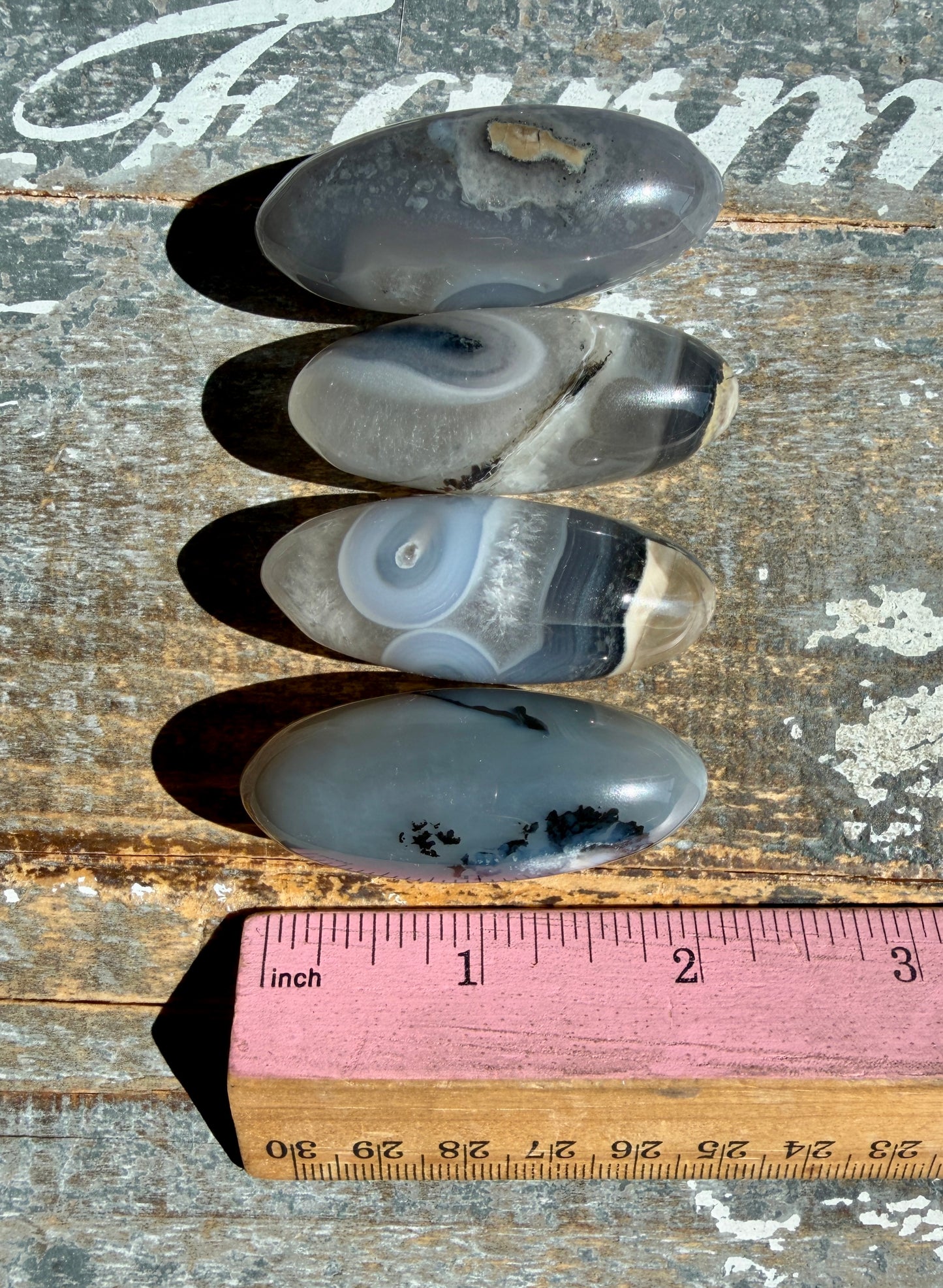 One (1) Volcano Agate Lingam | UV Reactive | Intuitively Chosen