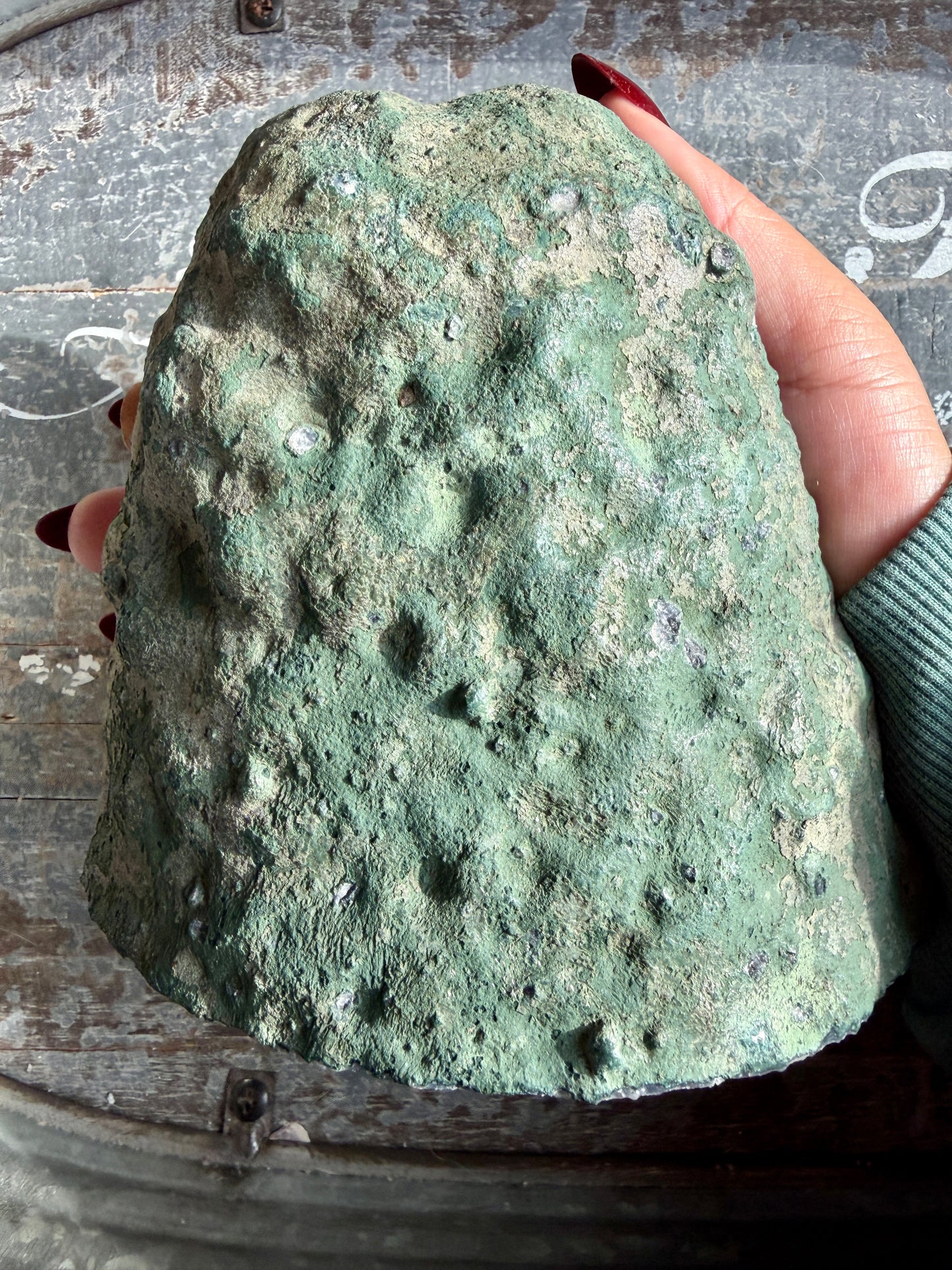 Gorgeous Amethyst Cathedral with Blue Lace Banding from Brazil