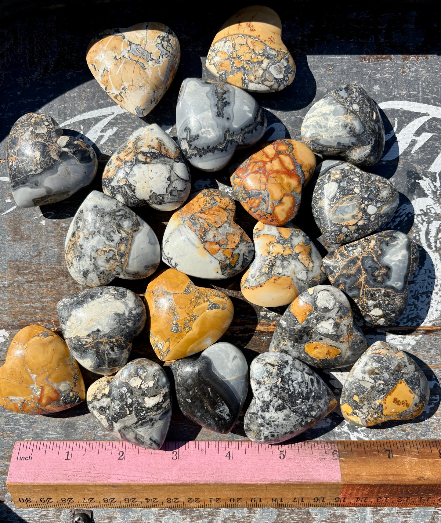 One (1) Maligano Jasper Heart | Intuitley Chosen