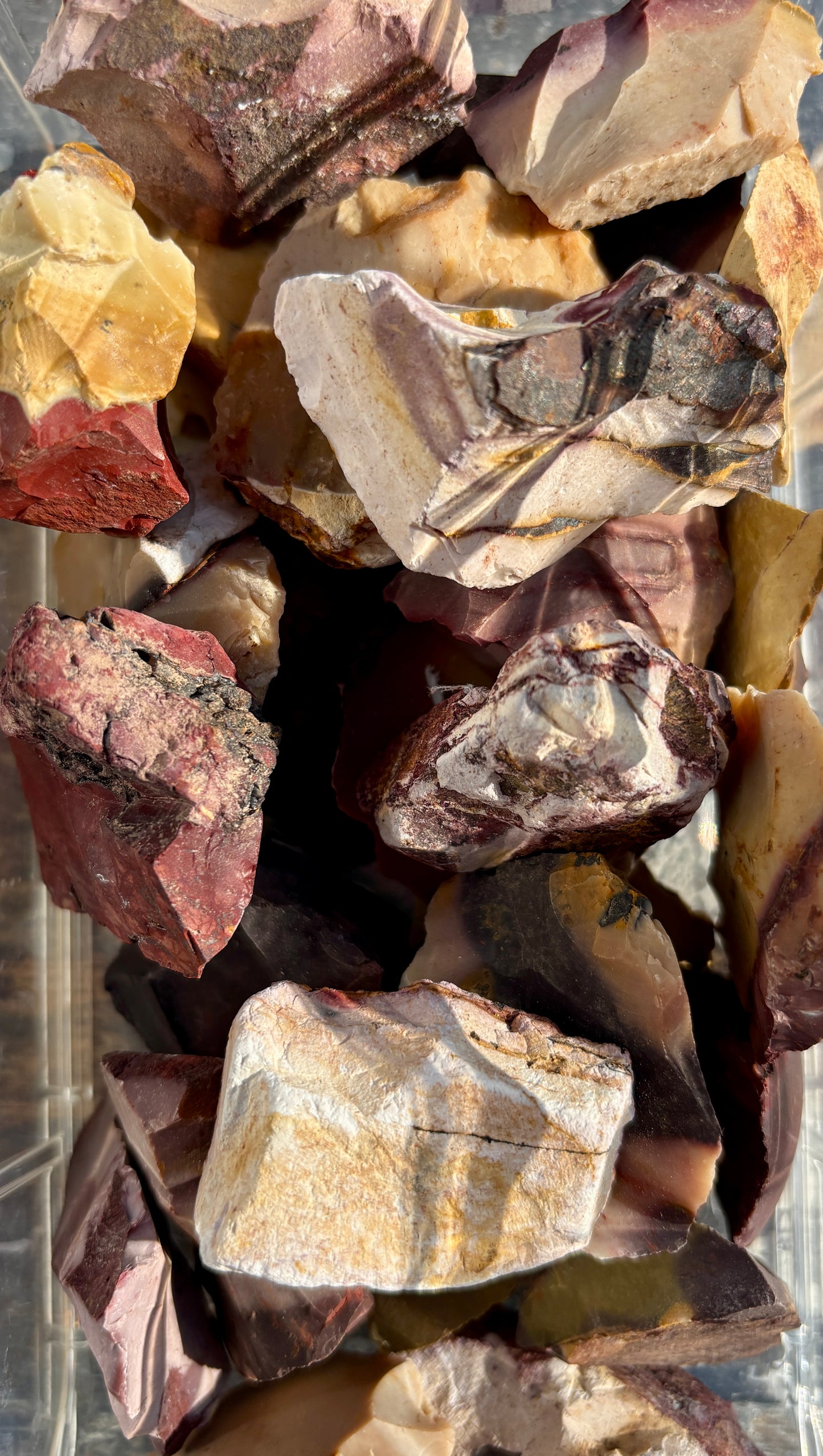 One (1) Mookaite Raw Chunk from Australia
