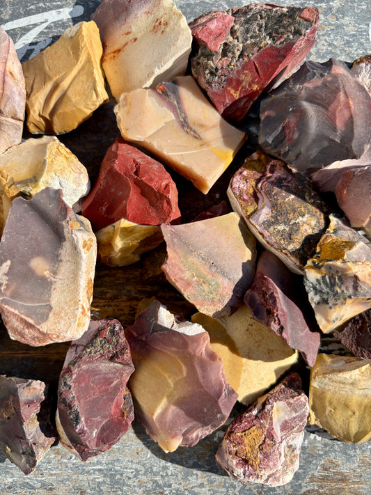 One (1) Mookaite Raw Chunk from Australia