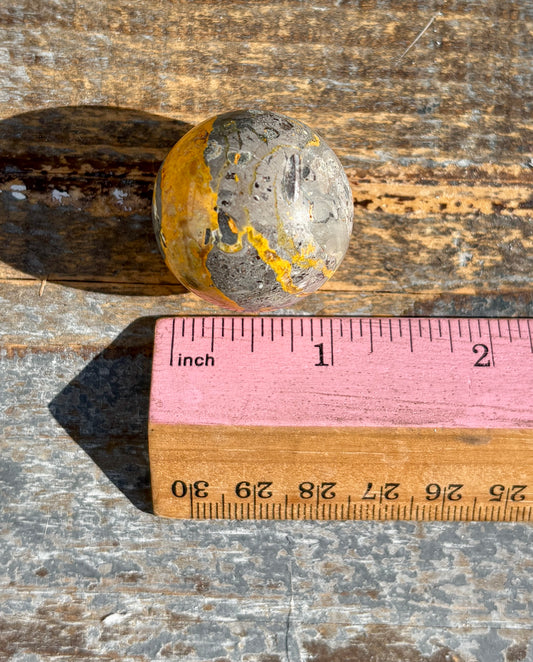 One (1) Bumblebee Jasper Small Sphere | 30mm | Indonesia