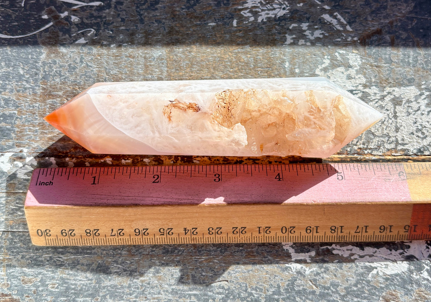 Gorgeous Carnelian Wand from Madagascar