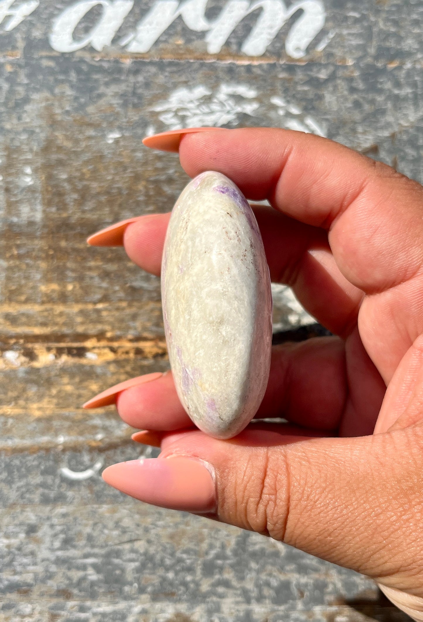 Gorgeous Hackmanite Palm Stone from Afghanistan *UV Reacts Orange