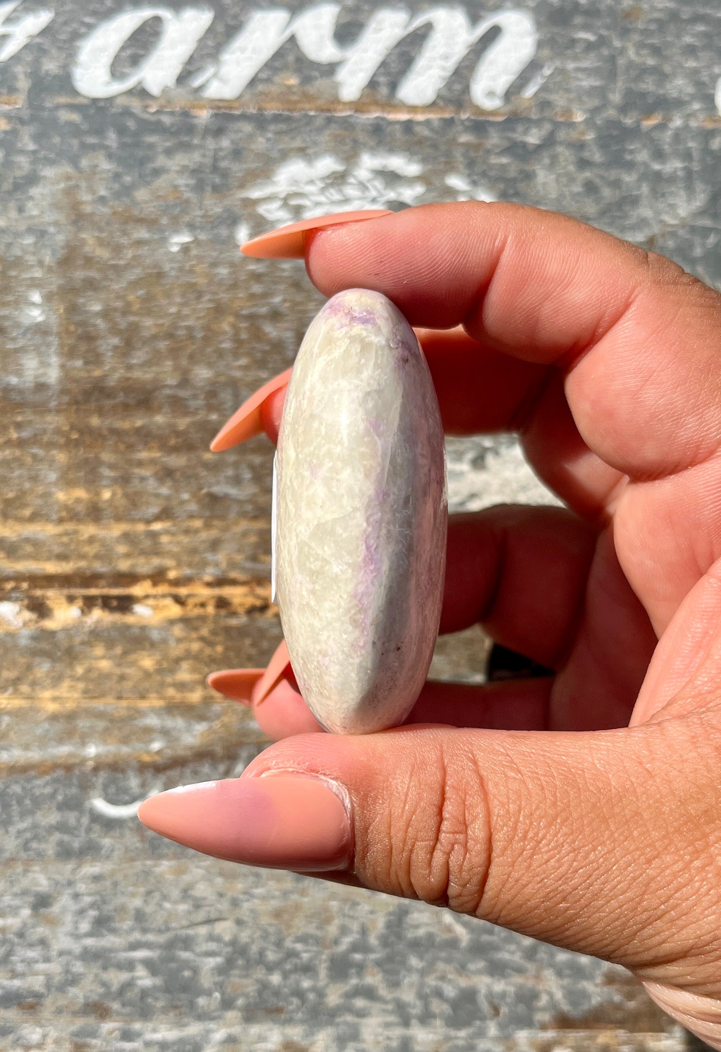 Gorgeous Hackmanite Palm Stone from Afghanistan *UV Reacts Orange