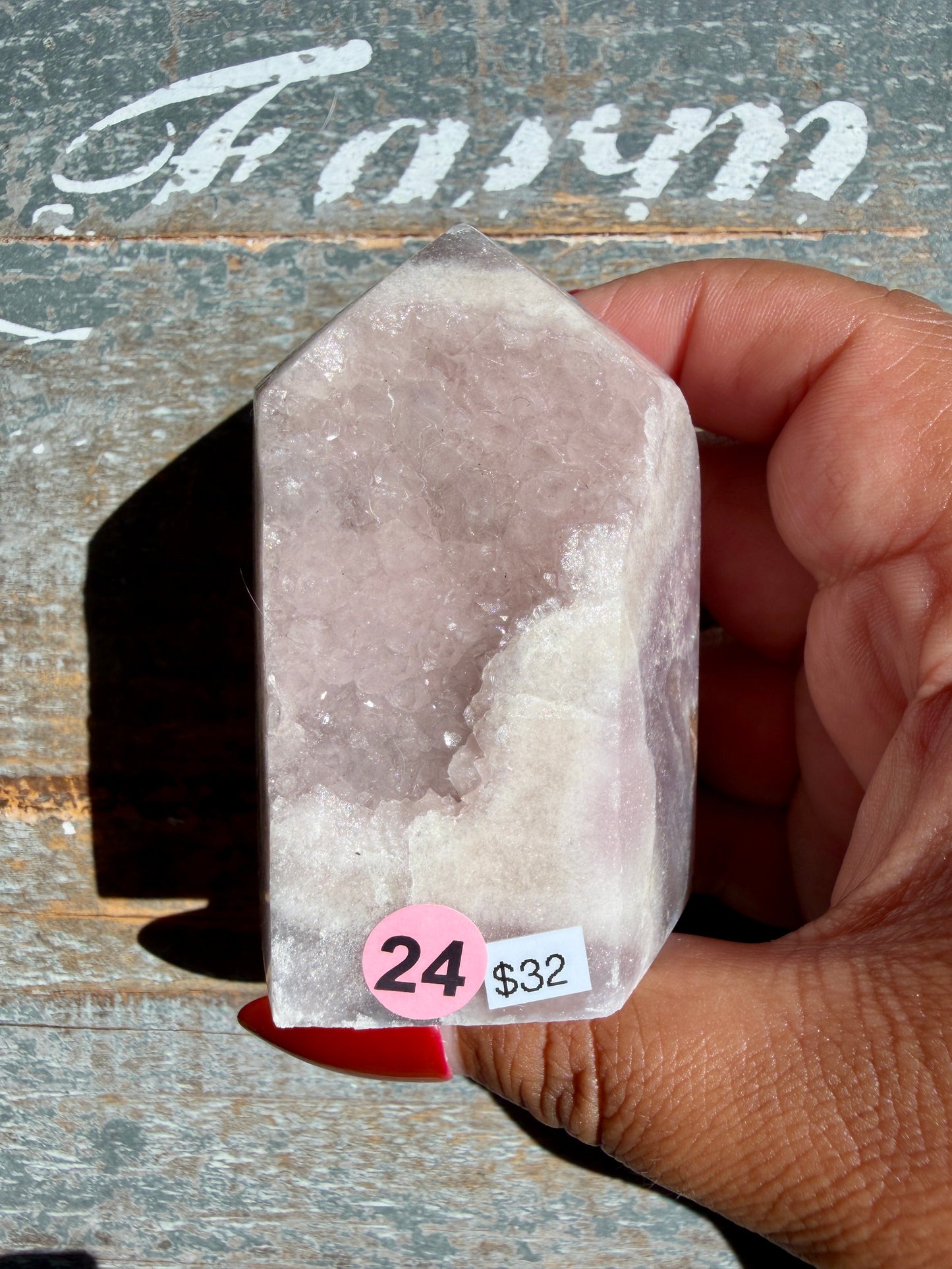 Gorgeous Pink Amethyst Tower | Brazil | Opt 24