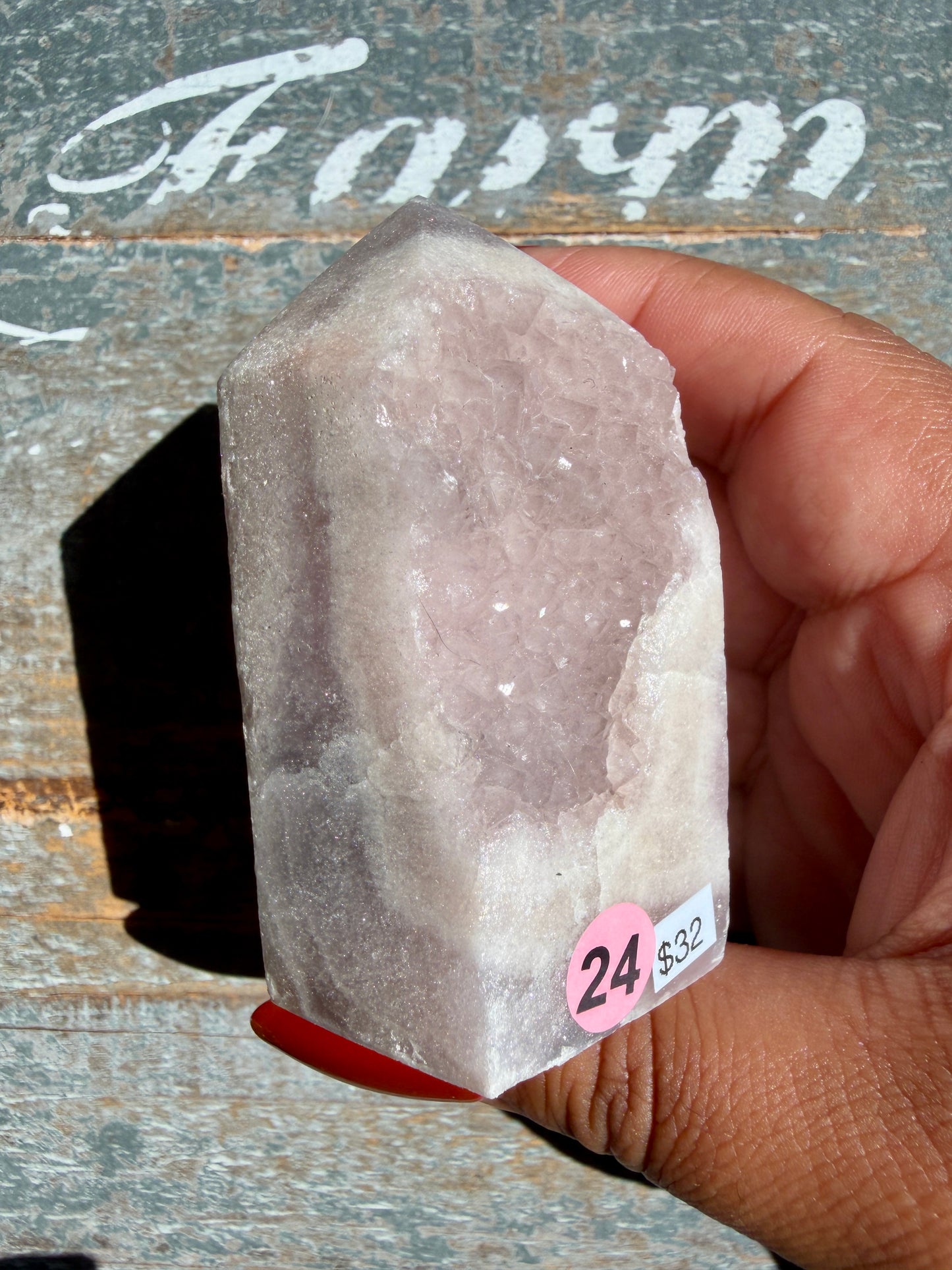 Gorgeous Pink Amethyst Tower | Brazil | Opt 24