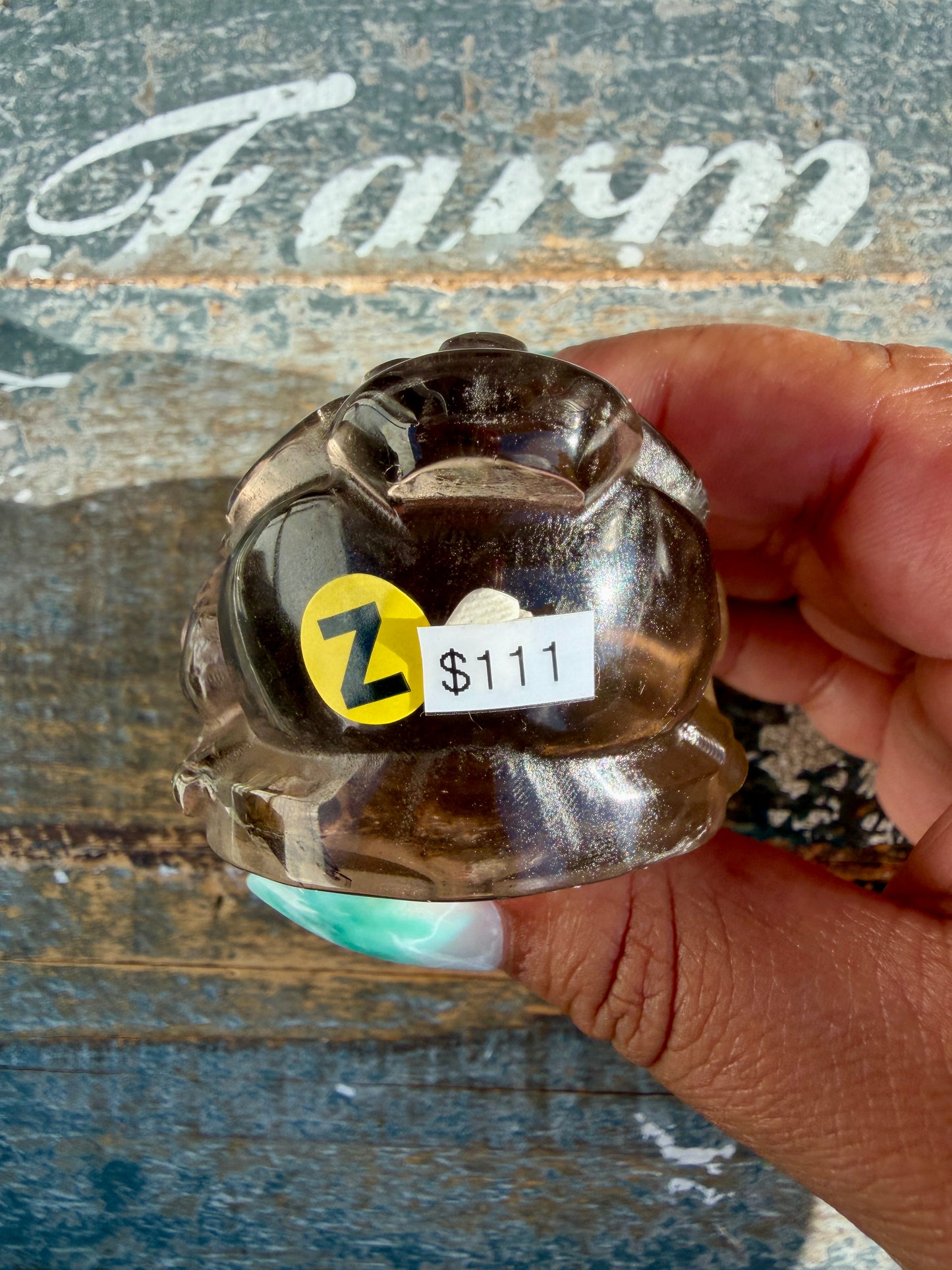 Gorgeous Dark Smokey Quartz Money Toad | Opt Z