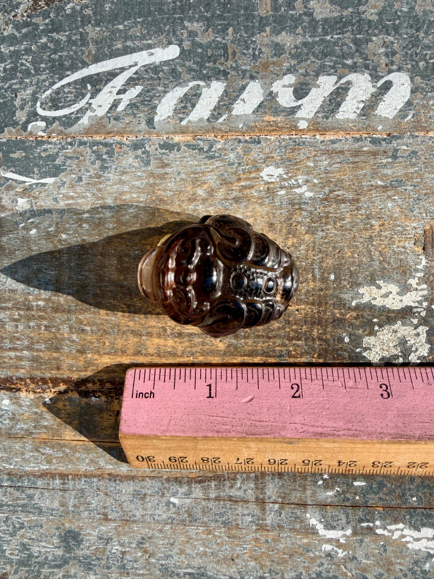 Gorgeous Dark Smokey Quartz Money Toad | Opt T