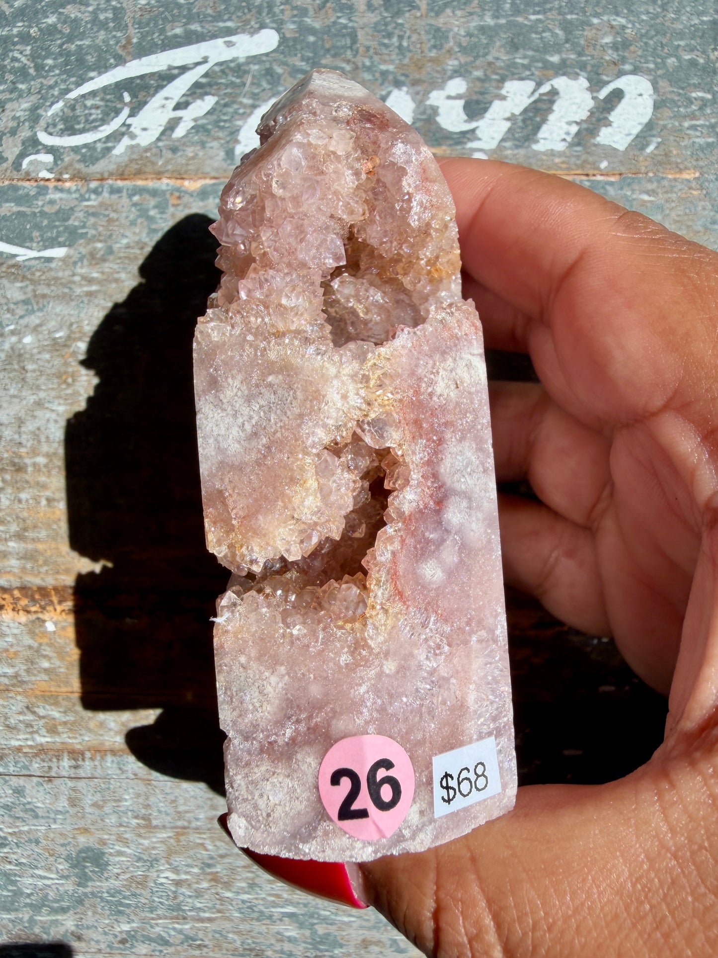 Gorgeous Pink Amethyst Tower | Brazil | Opt 26
