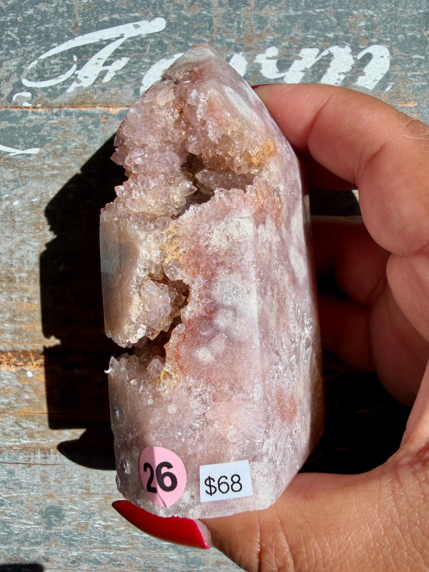 Gorgeous Pink Amethyst Tower | Brazil | Opt 26