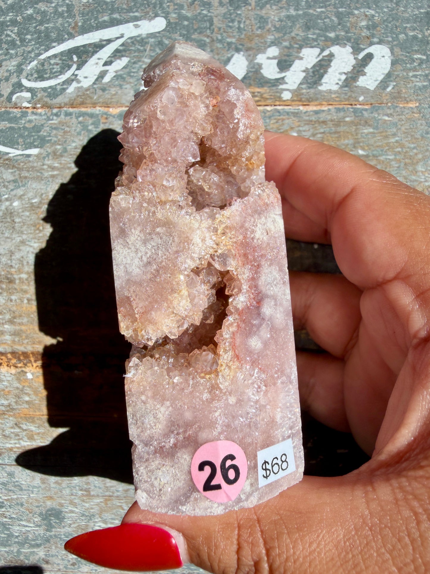 Gorgeous Pink Amethyst Tower | Brazil | Opt 26