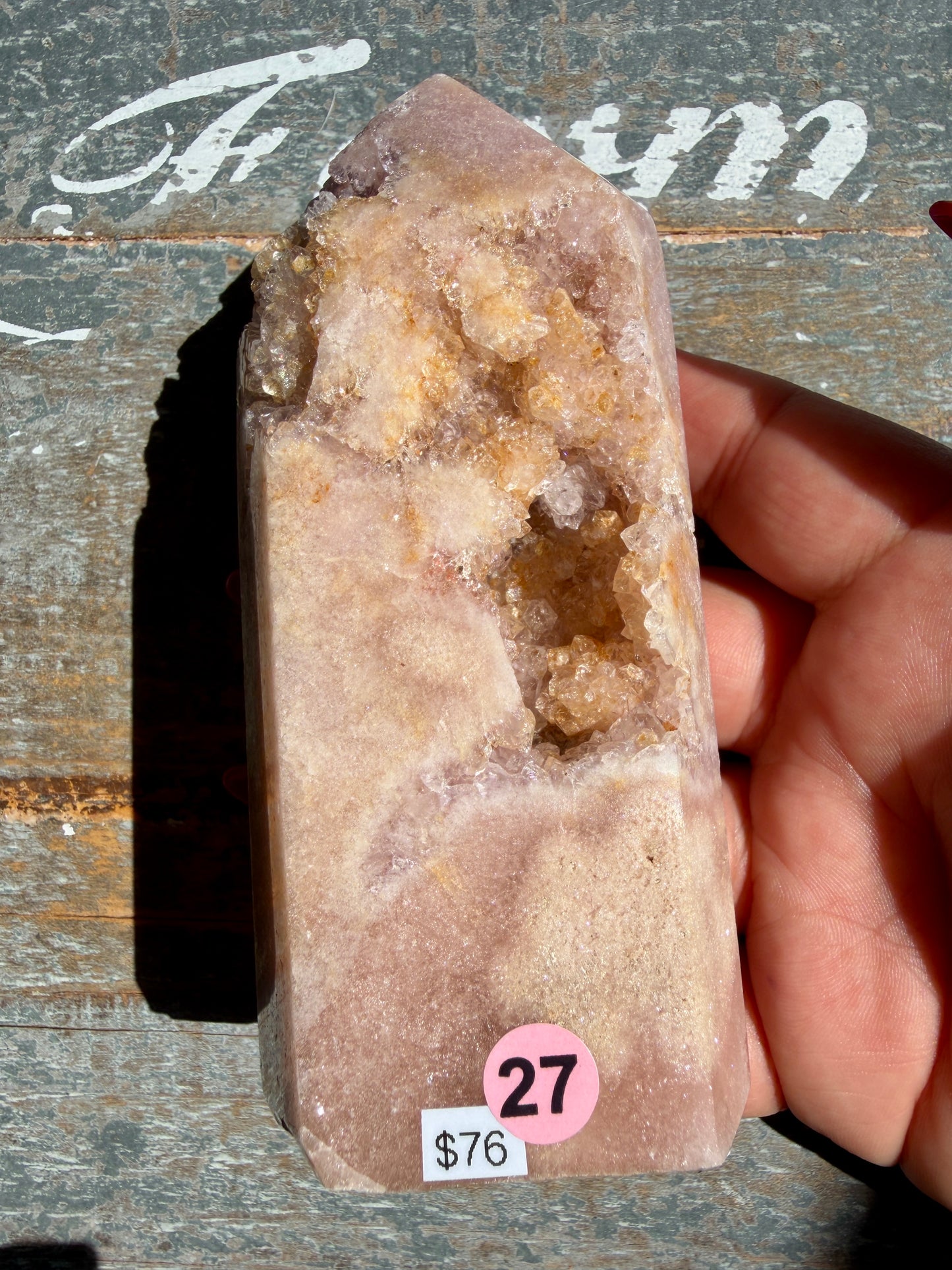 Gorgeous Pink Amethyst Tower | Brazil | Opt 27