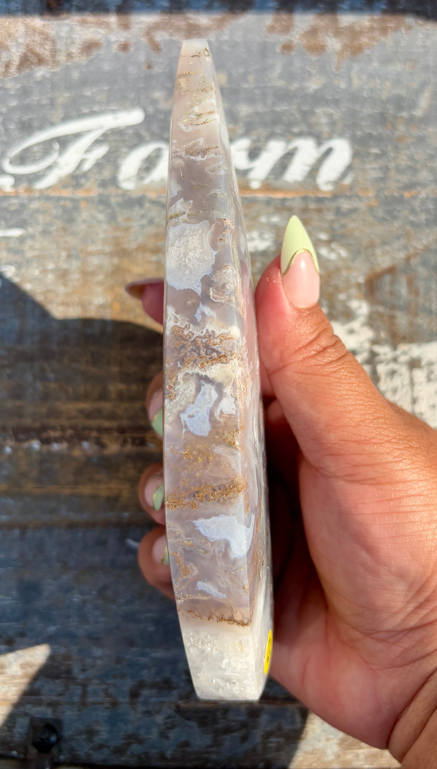 Gorgeous Moss Agate Flame | Opt Q