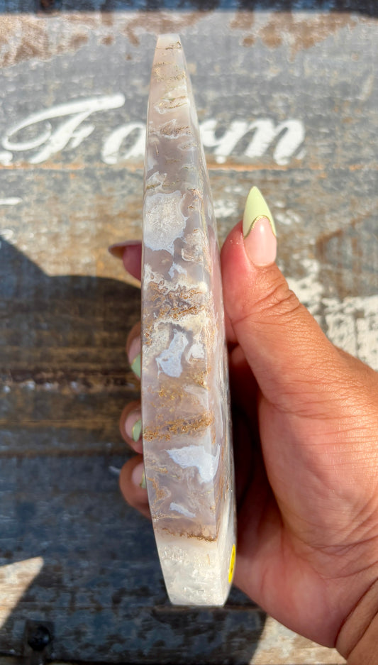 Gorgeous Moss Agate Flame | Opt Q