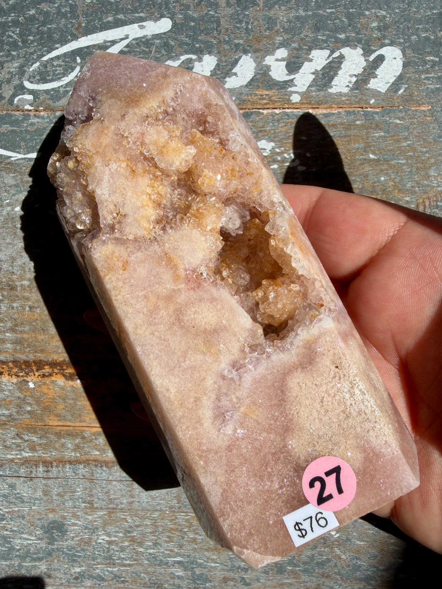 Gorgeous Pink Amethyst Tower | Brazil | Opt 27