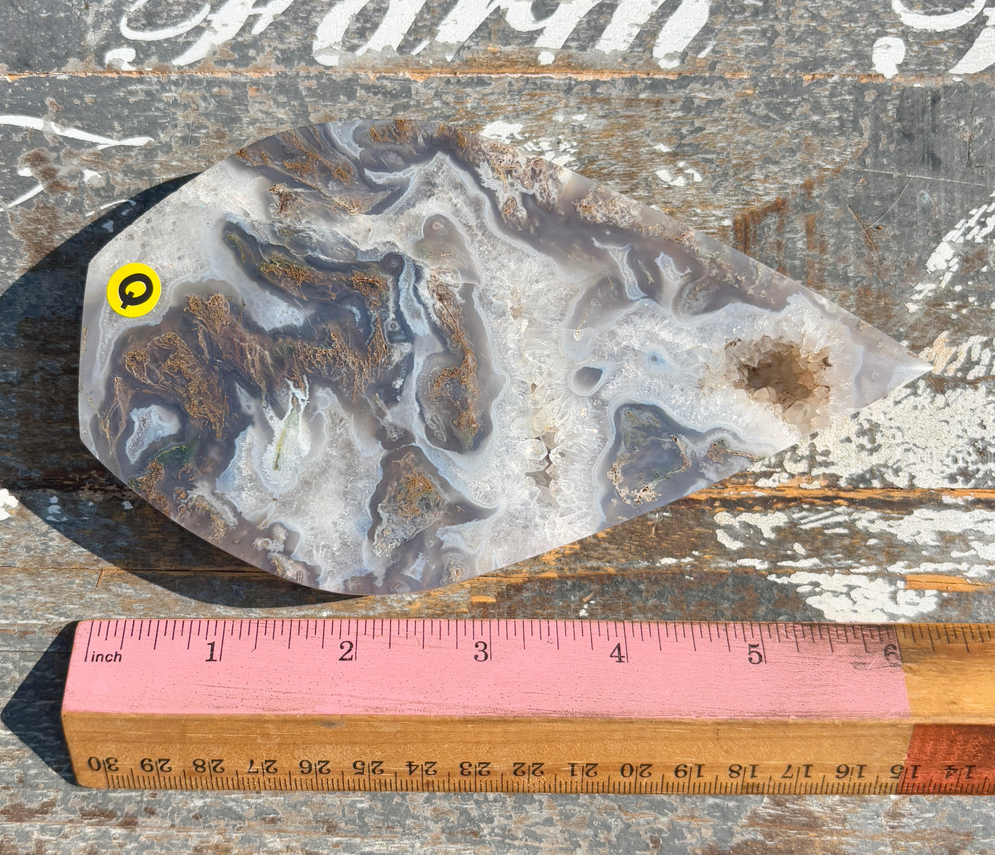Gorgeous Moss Agate Flame | Opt Q