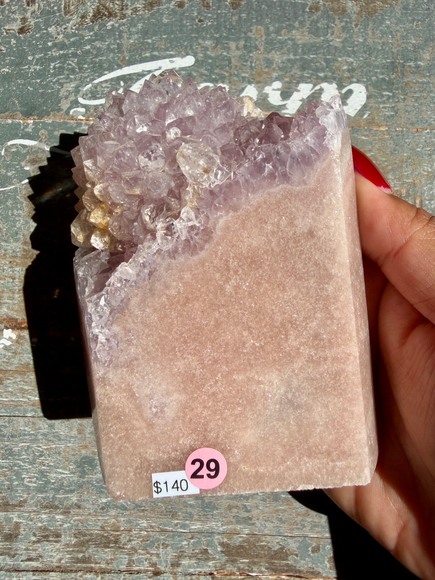 Gorgeous Pink Amethyst Tower | Brazil | Opt 29