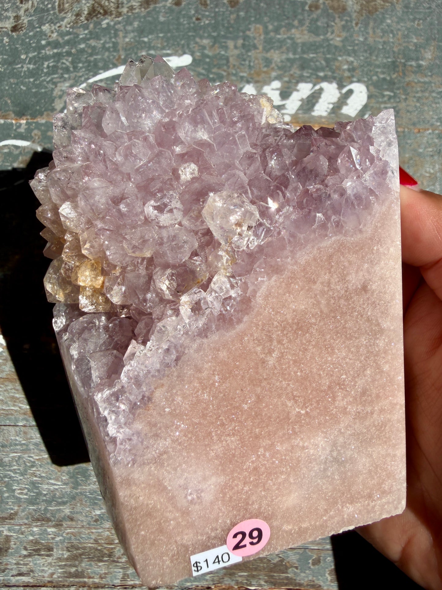 Gorgeous Pink Amethyst Tower | Brazil | Opt 29