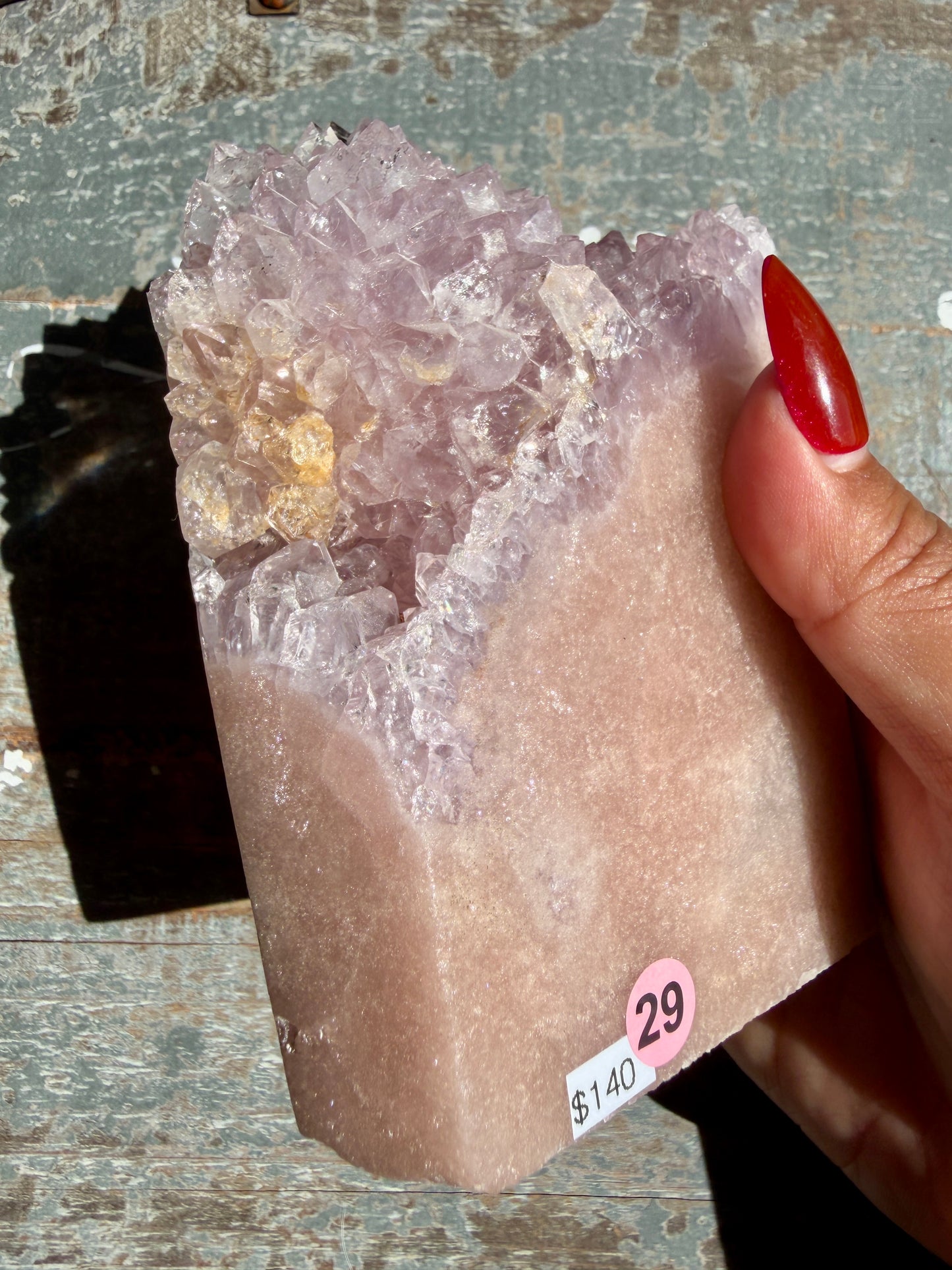 Gorgeous Pink Amethyst Tower | Brazil | Opt 29
