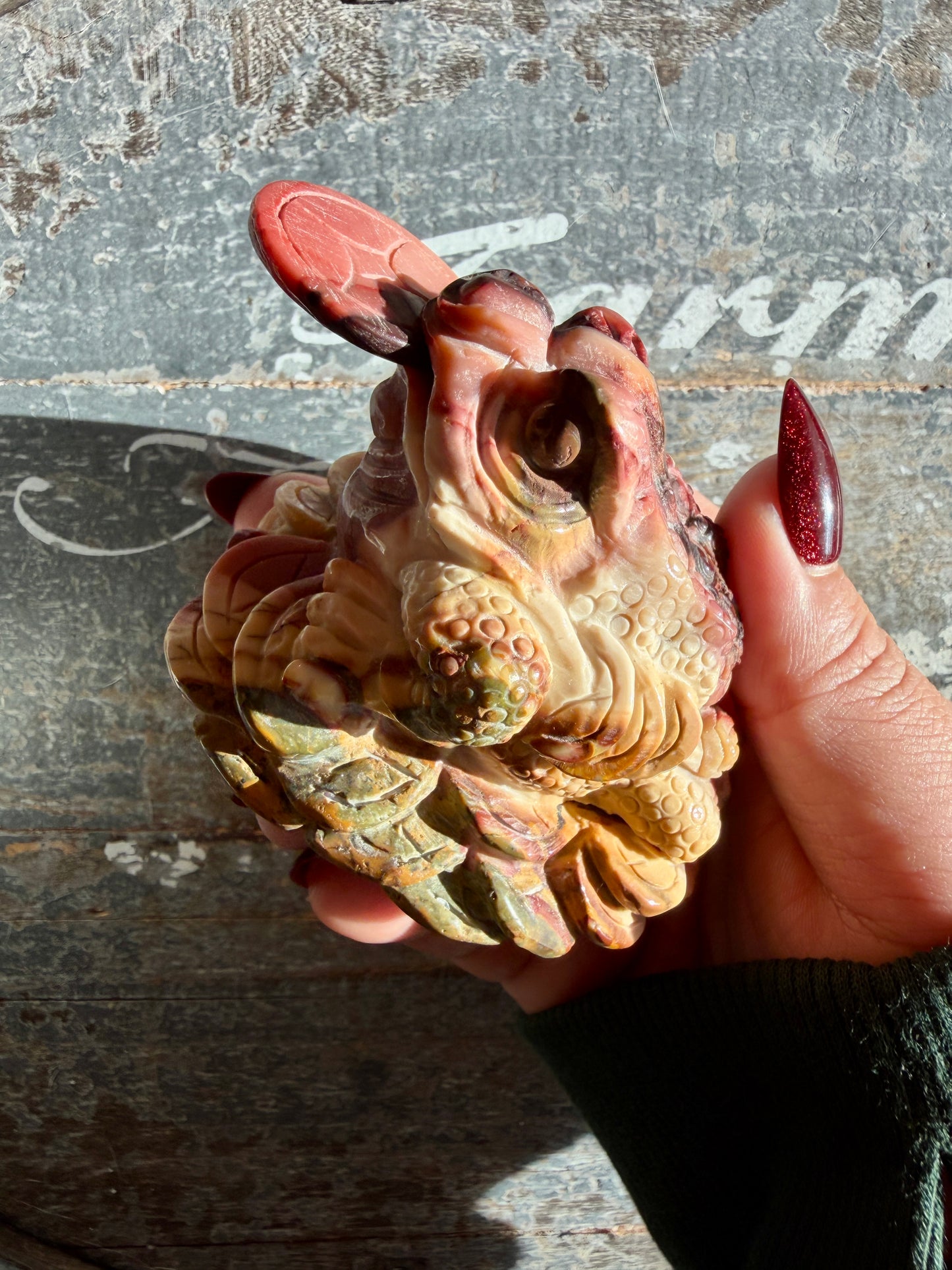 Gorgeous Mookaite Money Toad - Only One