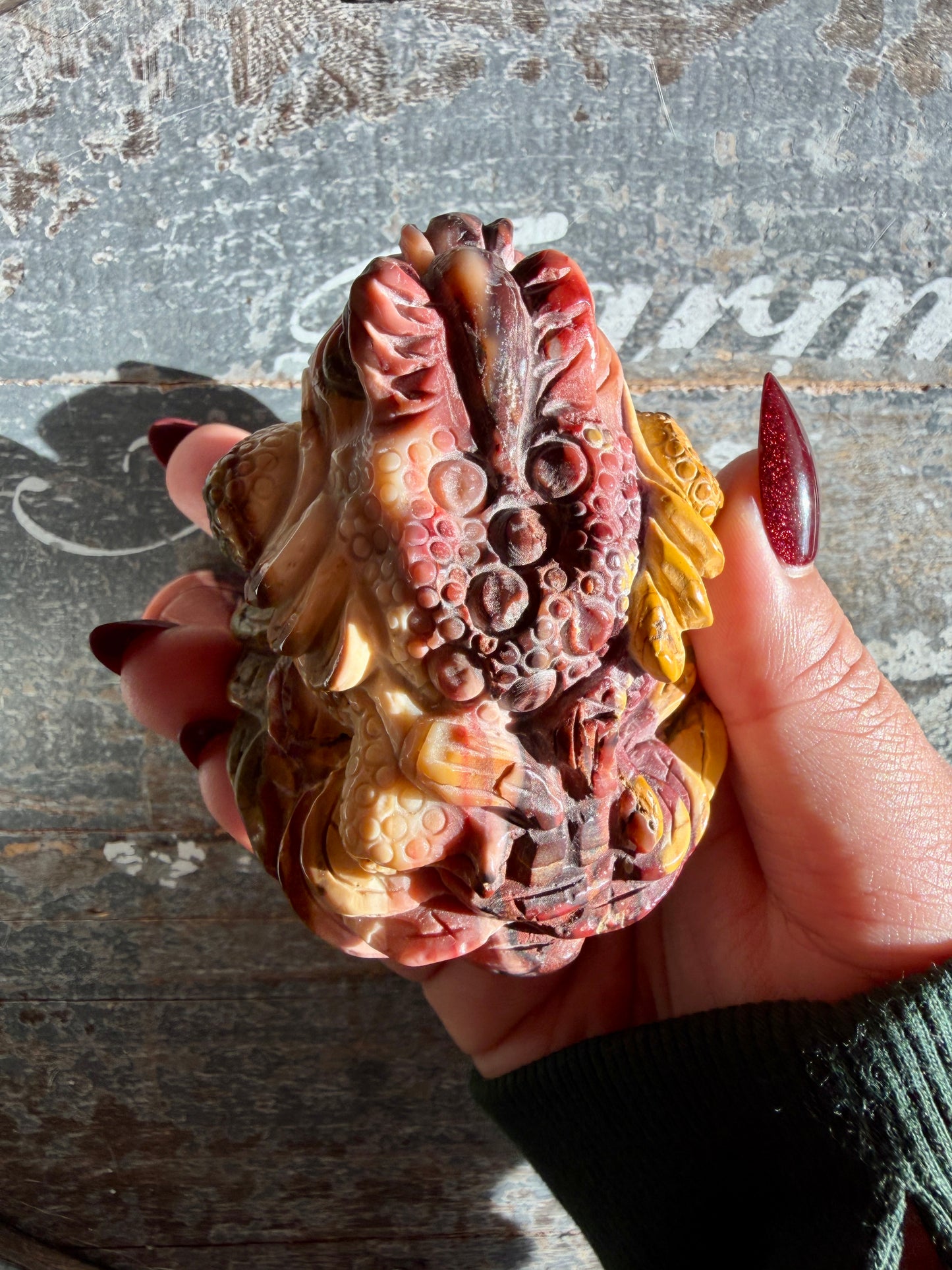 Gorgeous Mookaite Money Toad - Only One