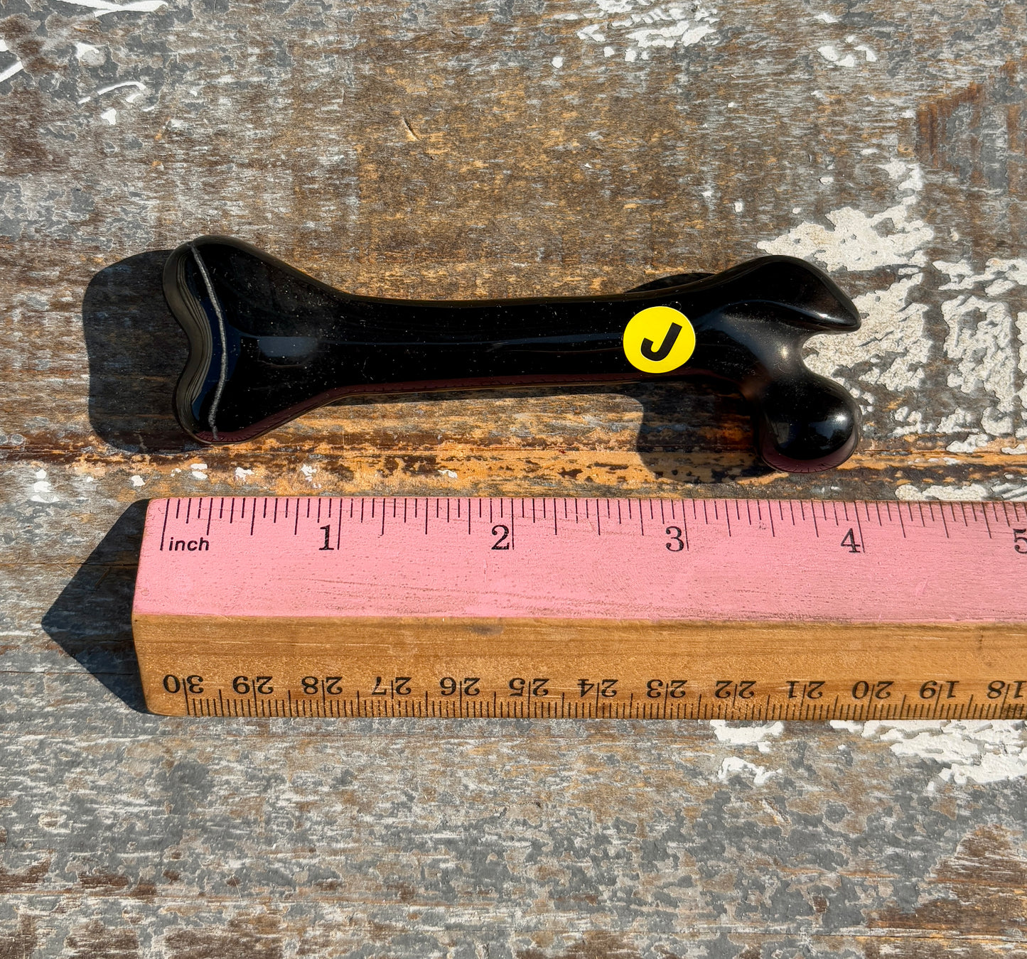 Ice Obsidian Bone | Hand Carved | Opt J