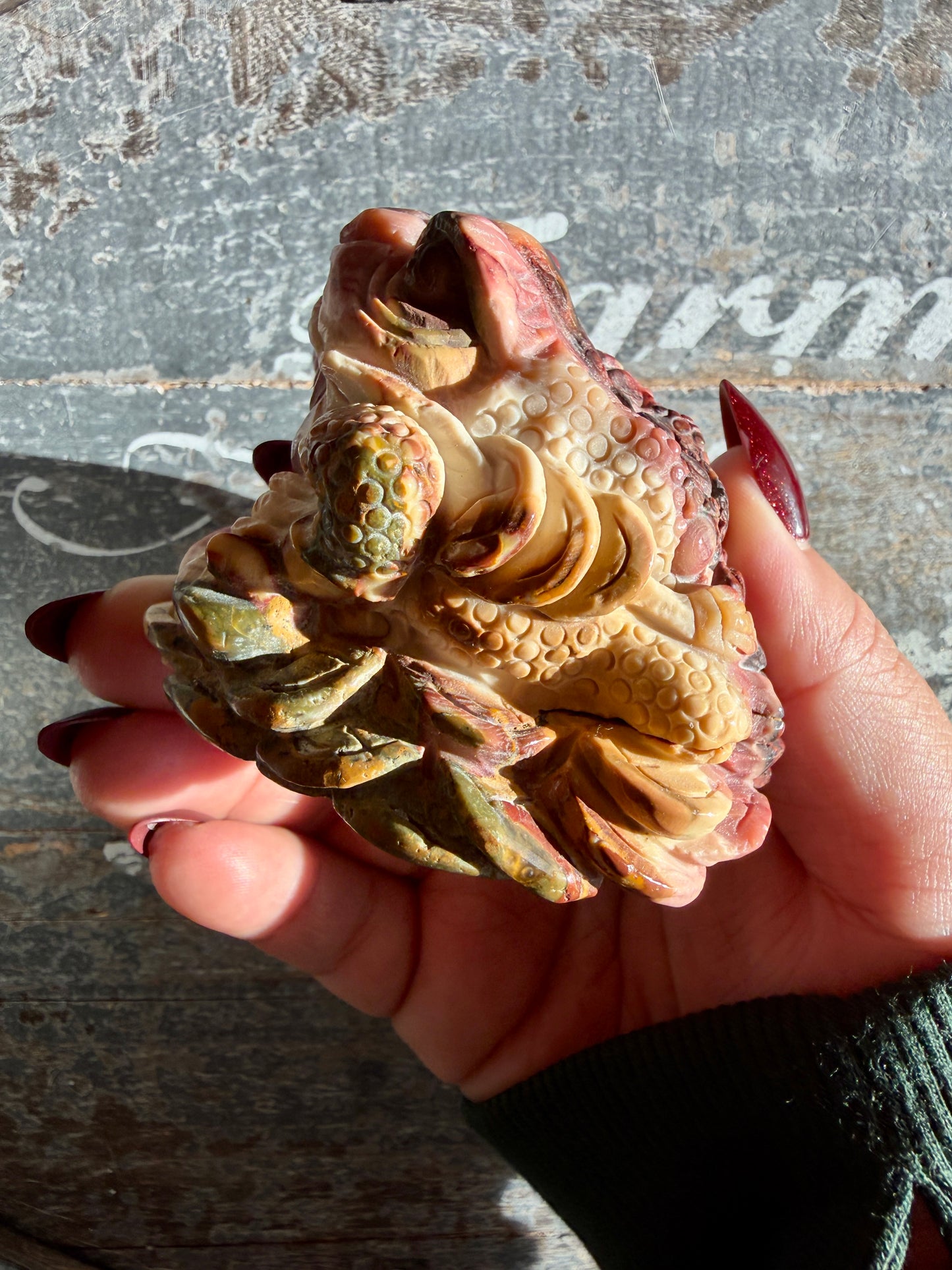 Gorgeous Mookaite Money Toad - Only One