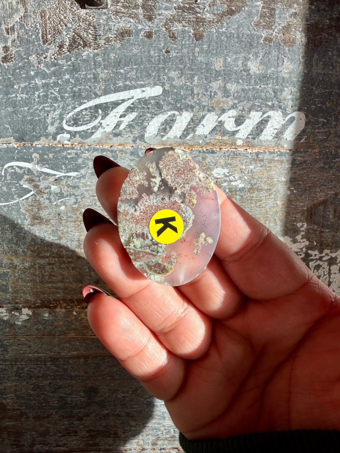 Gorgeous High Grade Moss Agate Cab | Opt K