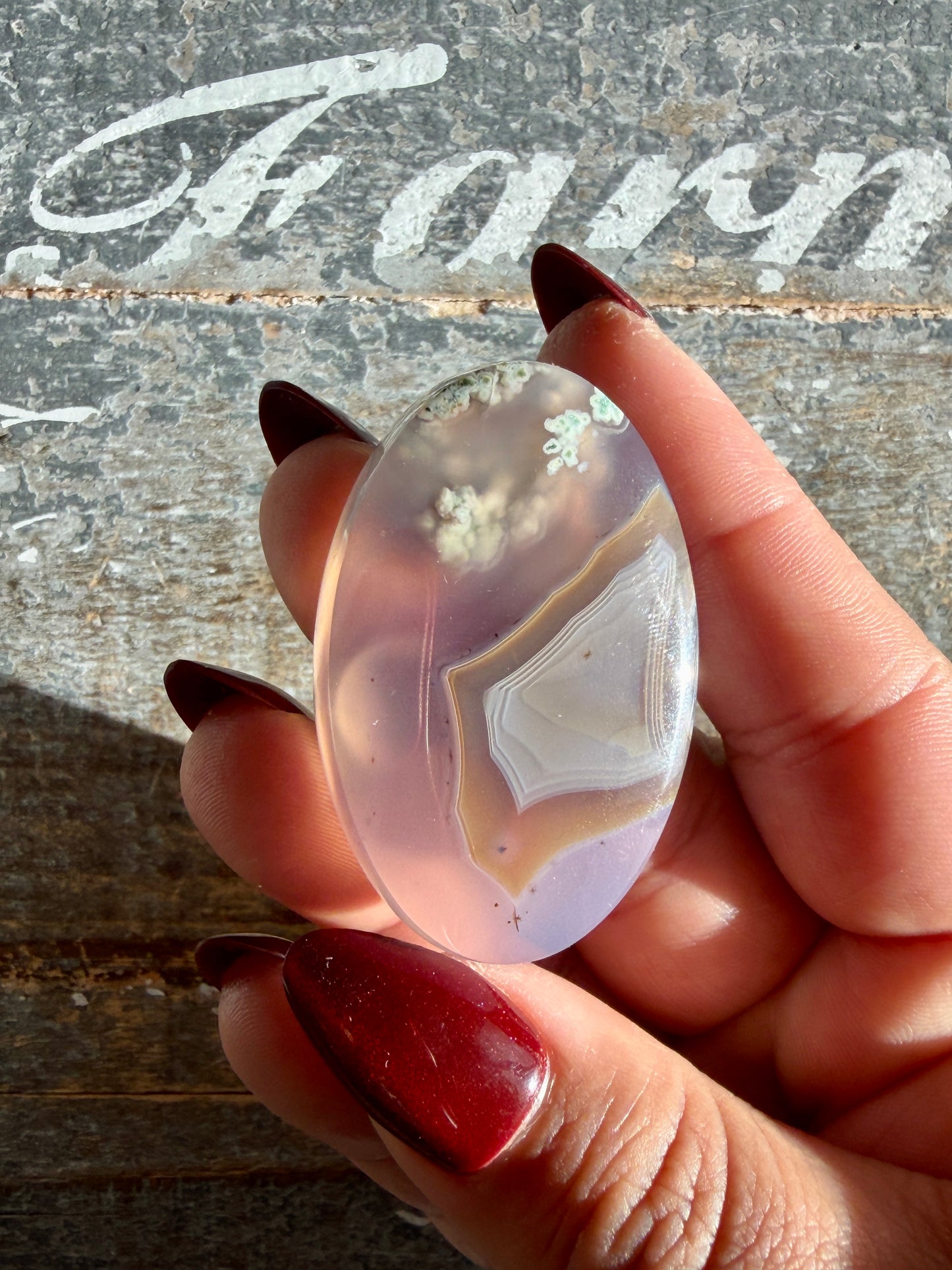 Gorgeous High Grade Moss Agate Cab | Opt M