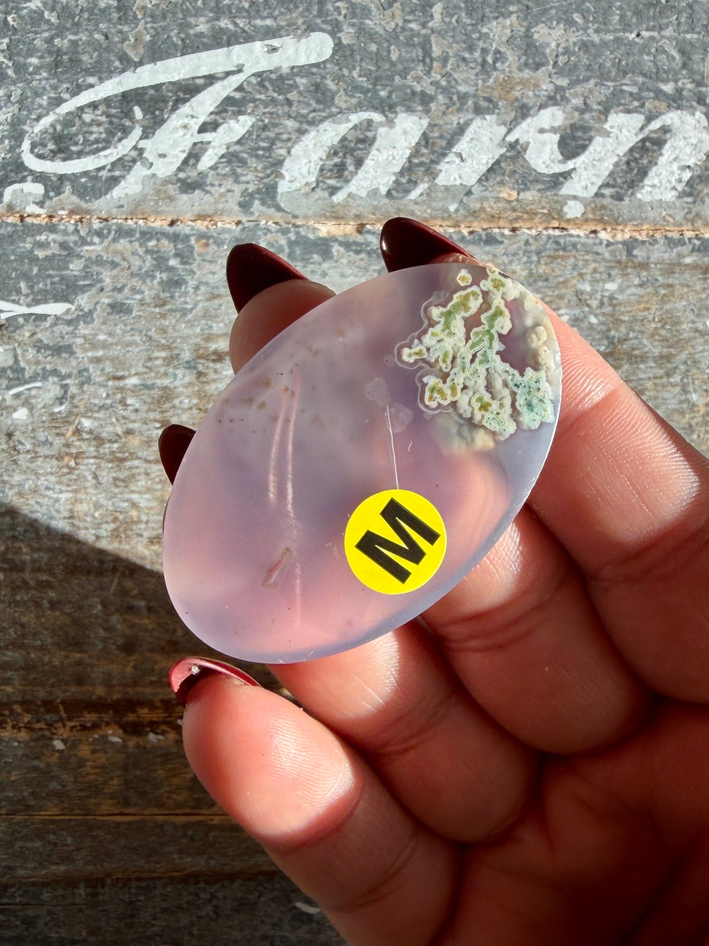 Gorgeous High Grade Moss Agate Cab | Opt M