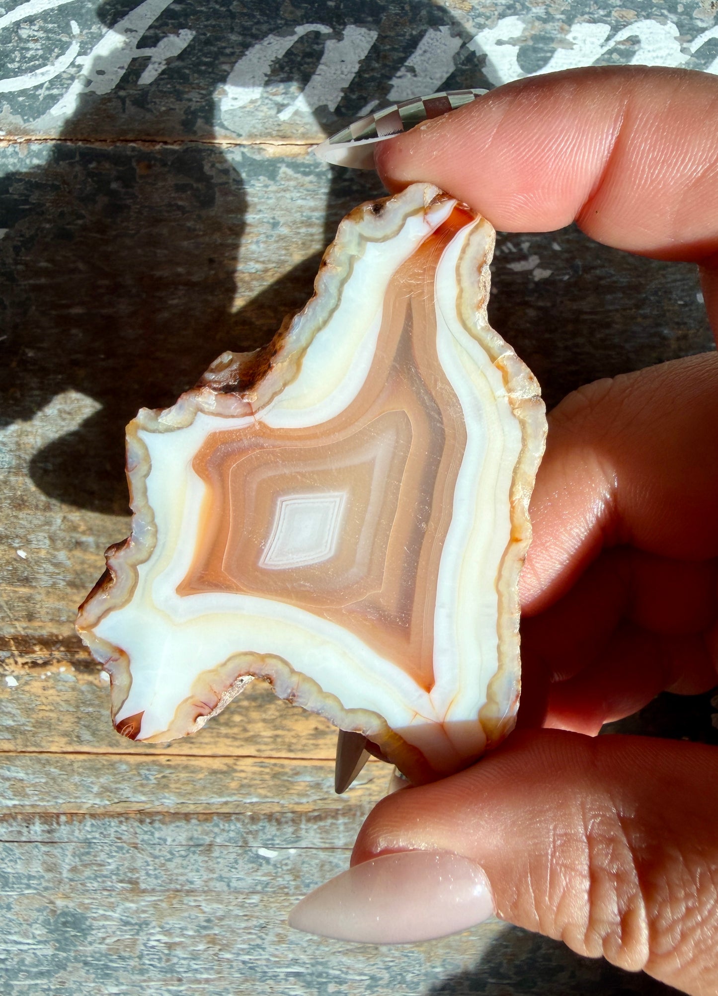 Orange Agate Mini Slab | Opt L