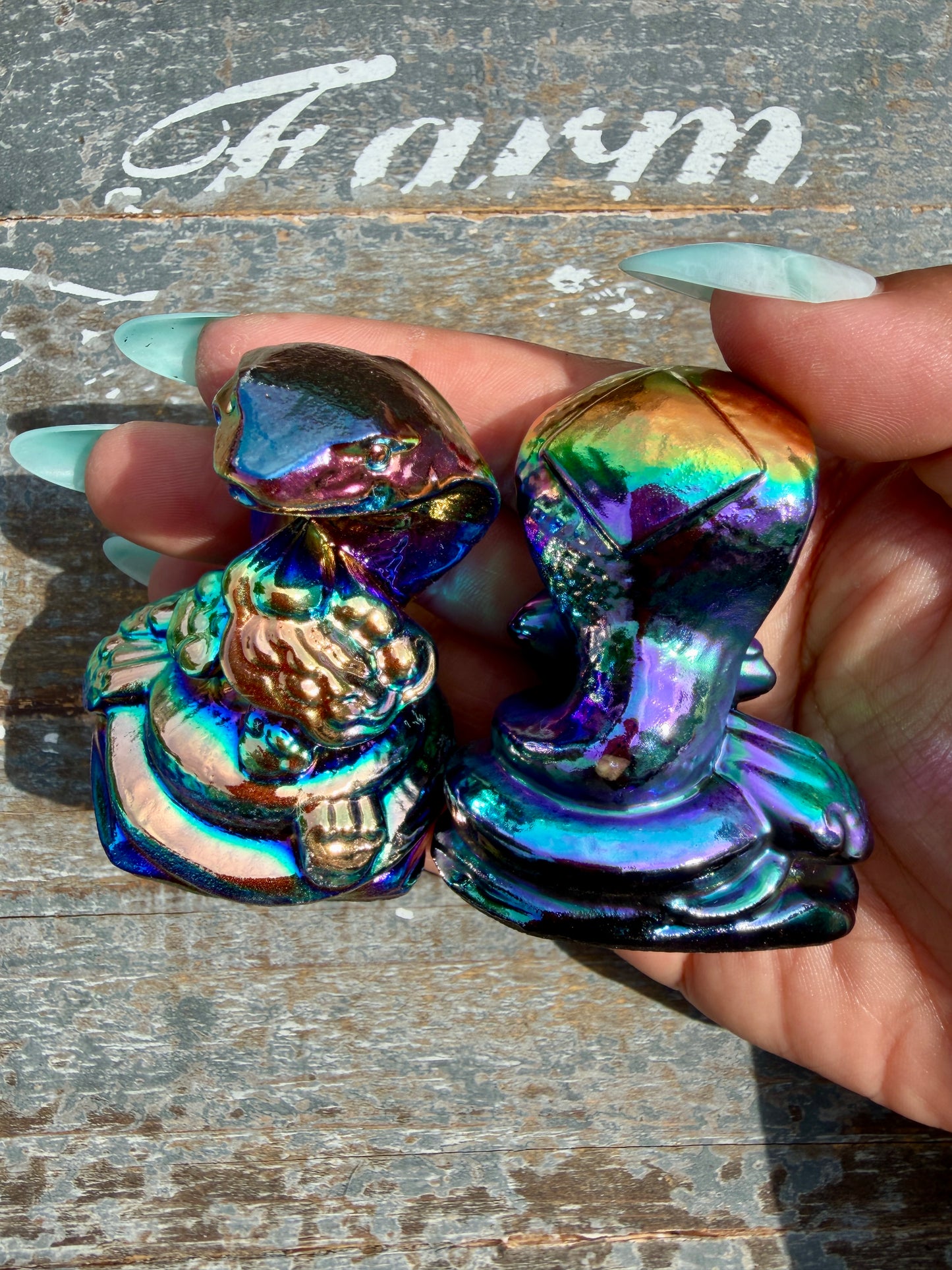 Titanium Aura Lucky Snake | Intuitively Chosen
