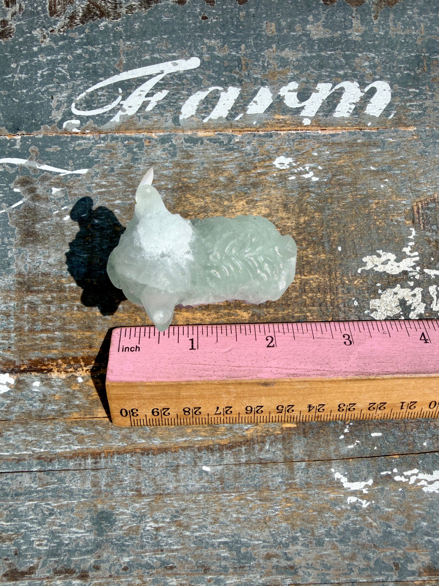 Adorable Yttrium Fluorite Highland Cow | Opt H