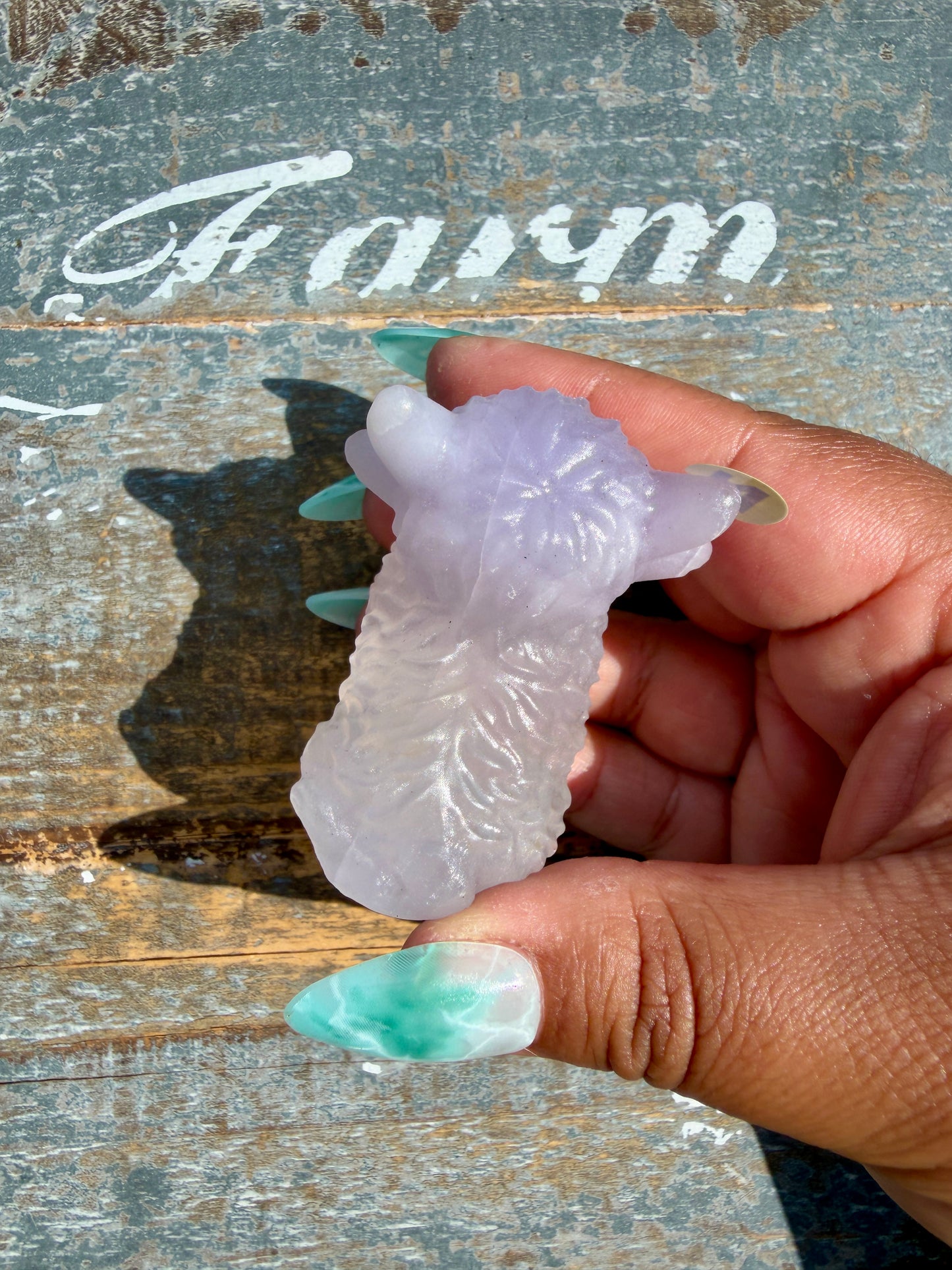 Adorable Yttrium Fluorite Highland Cow | Opt N