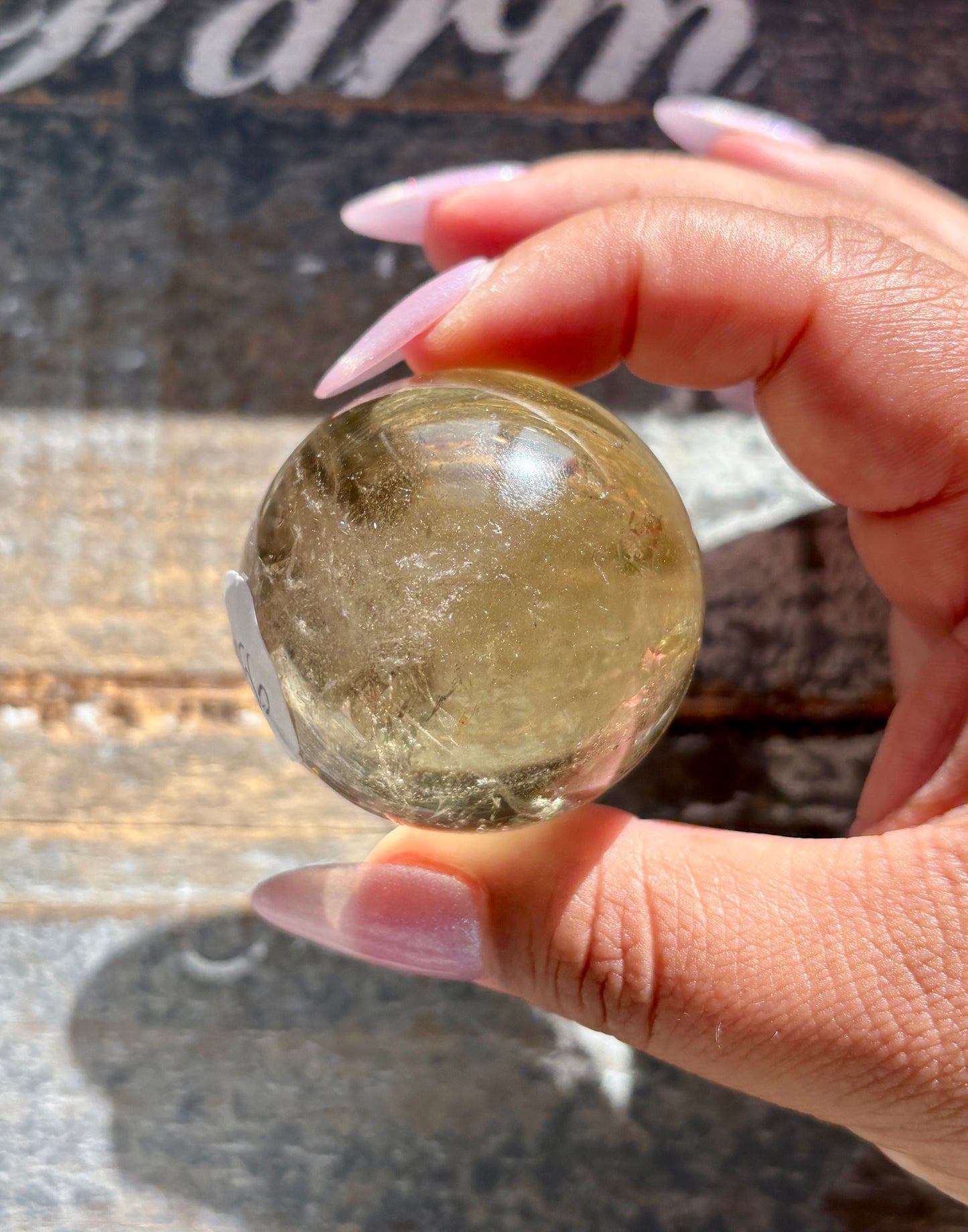 Gorgeous Authentic Natural Citrine Sphere from Brazil