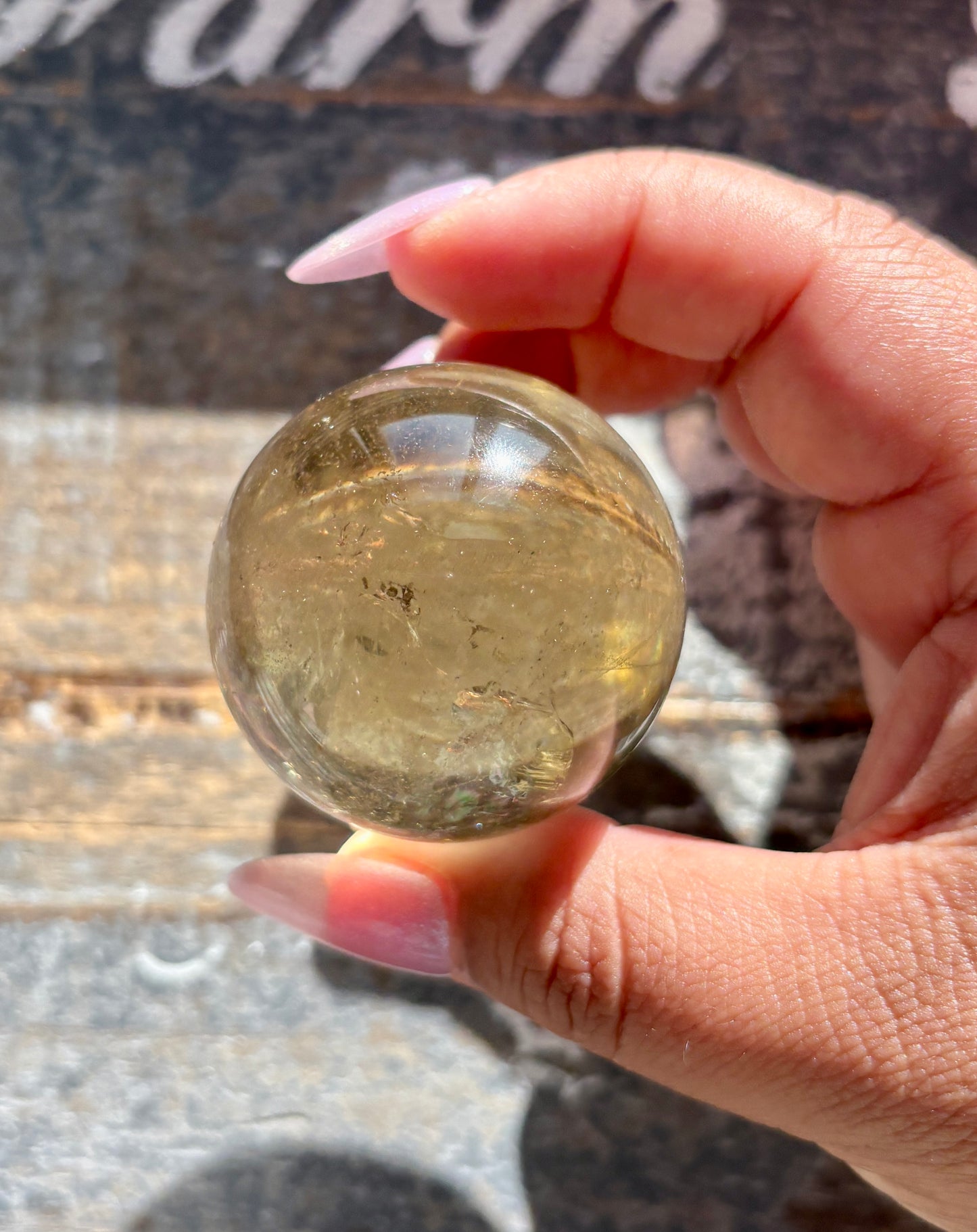 Gorgeous Authentic Natural Citrine Sphere from Brazil