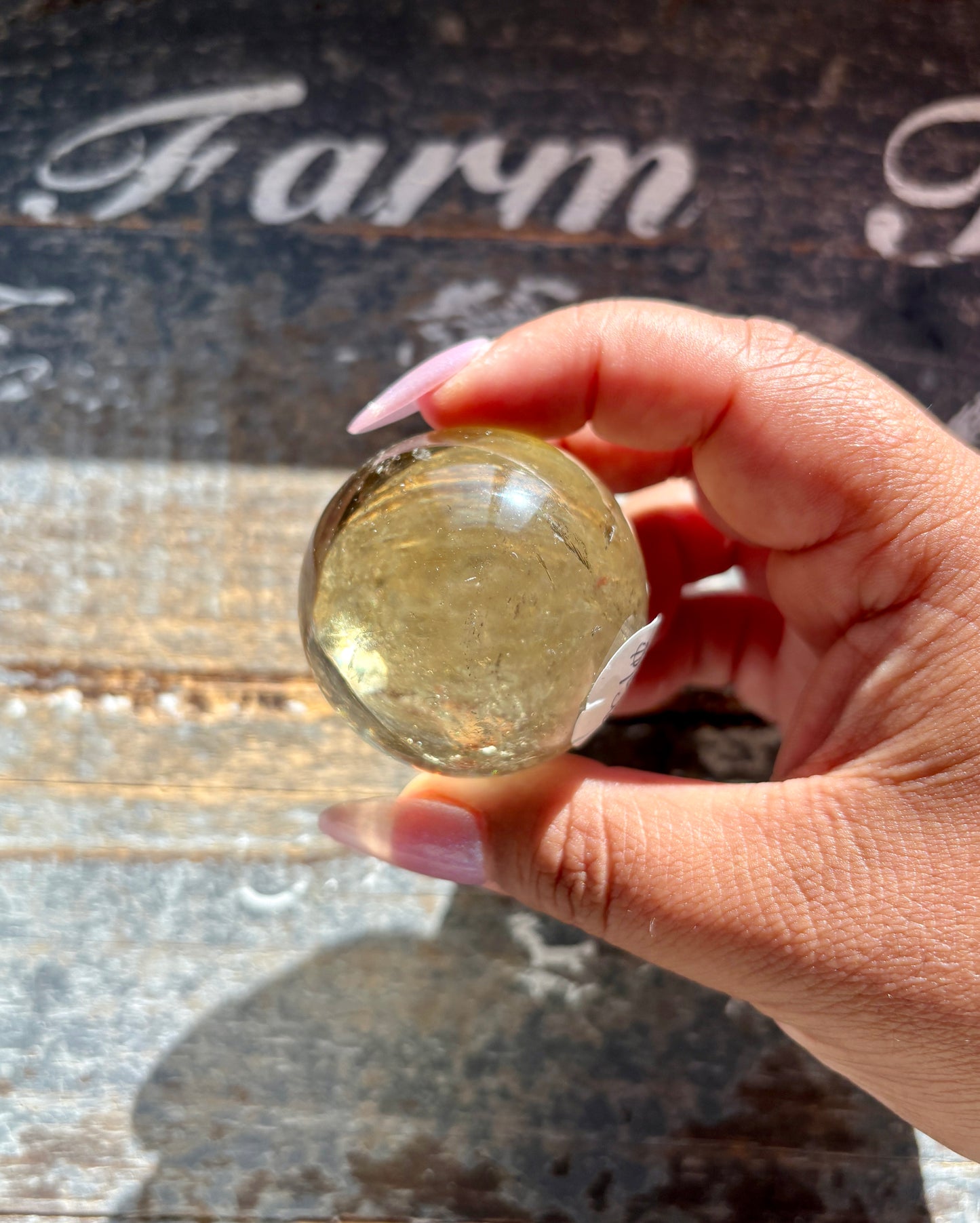 Gorgeous Authentic Natural Citrine Sphere from Brazil