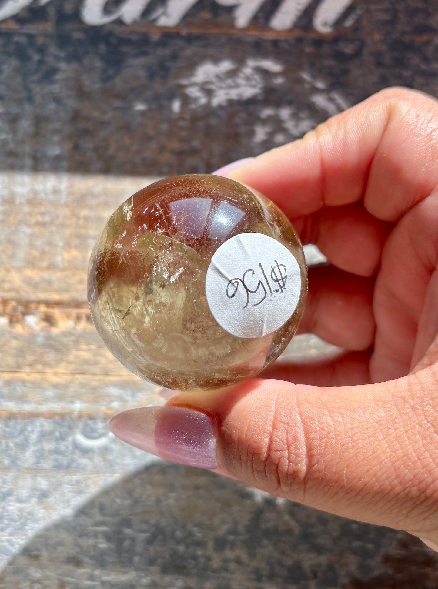 Gorgeous Authentic Natural Citrine Sphere from Brazil