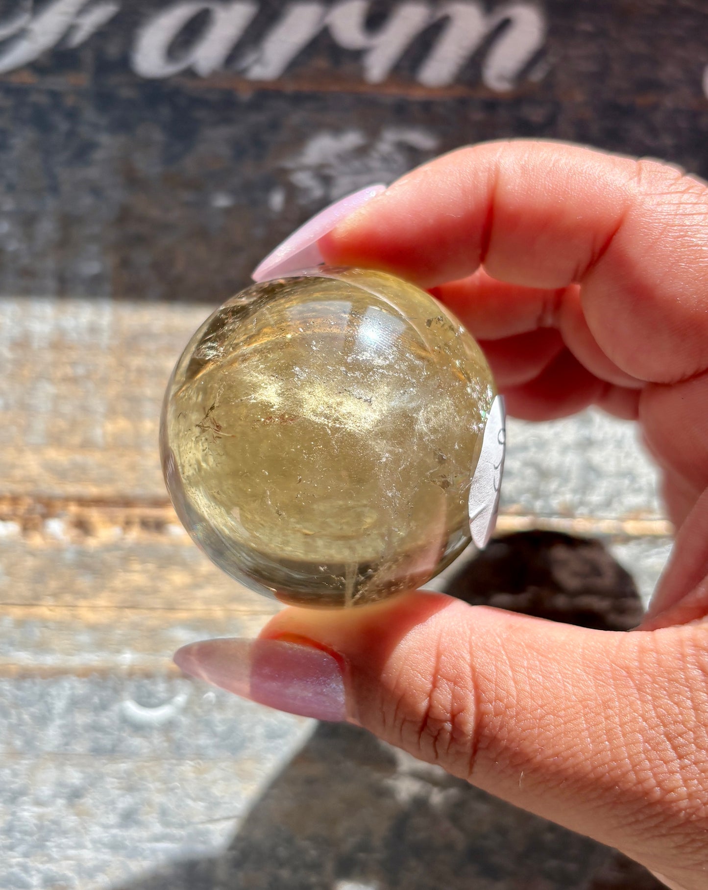 Gorgeous Authentic Natural Citrine Sphere from Brazil