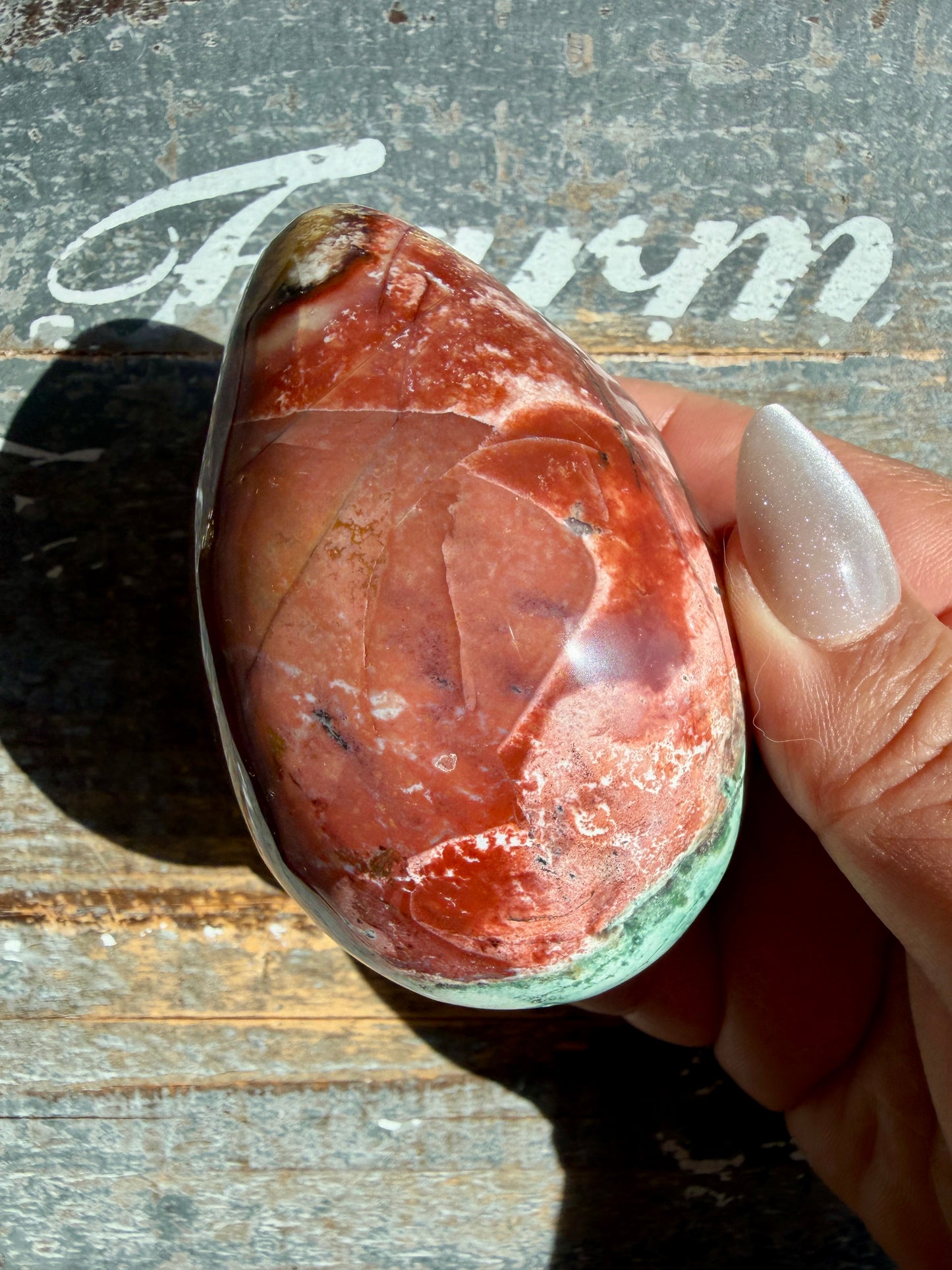 Gorgeous Unicorn Jasper Egg | India | Opt P