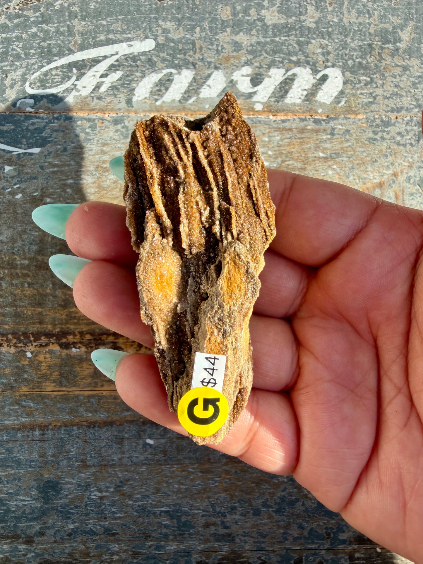 Hand-Mined Brillant Wood | Alabama | Crystal Collector Find | Opt G