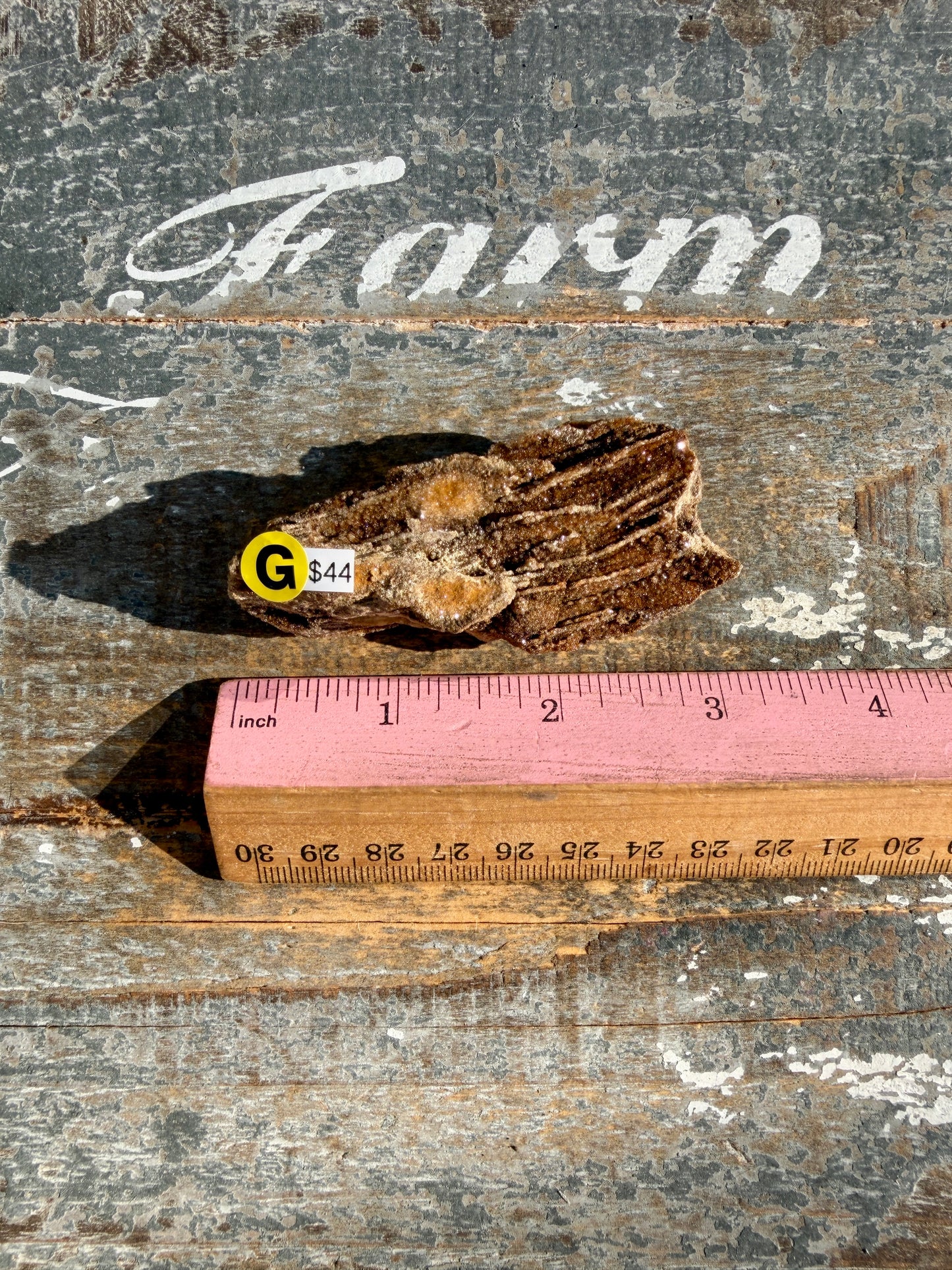 Hand-Mined Brillant Wood | Alabama | Crystal Collector Find | Opt G