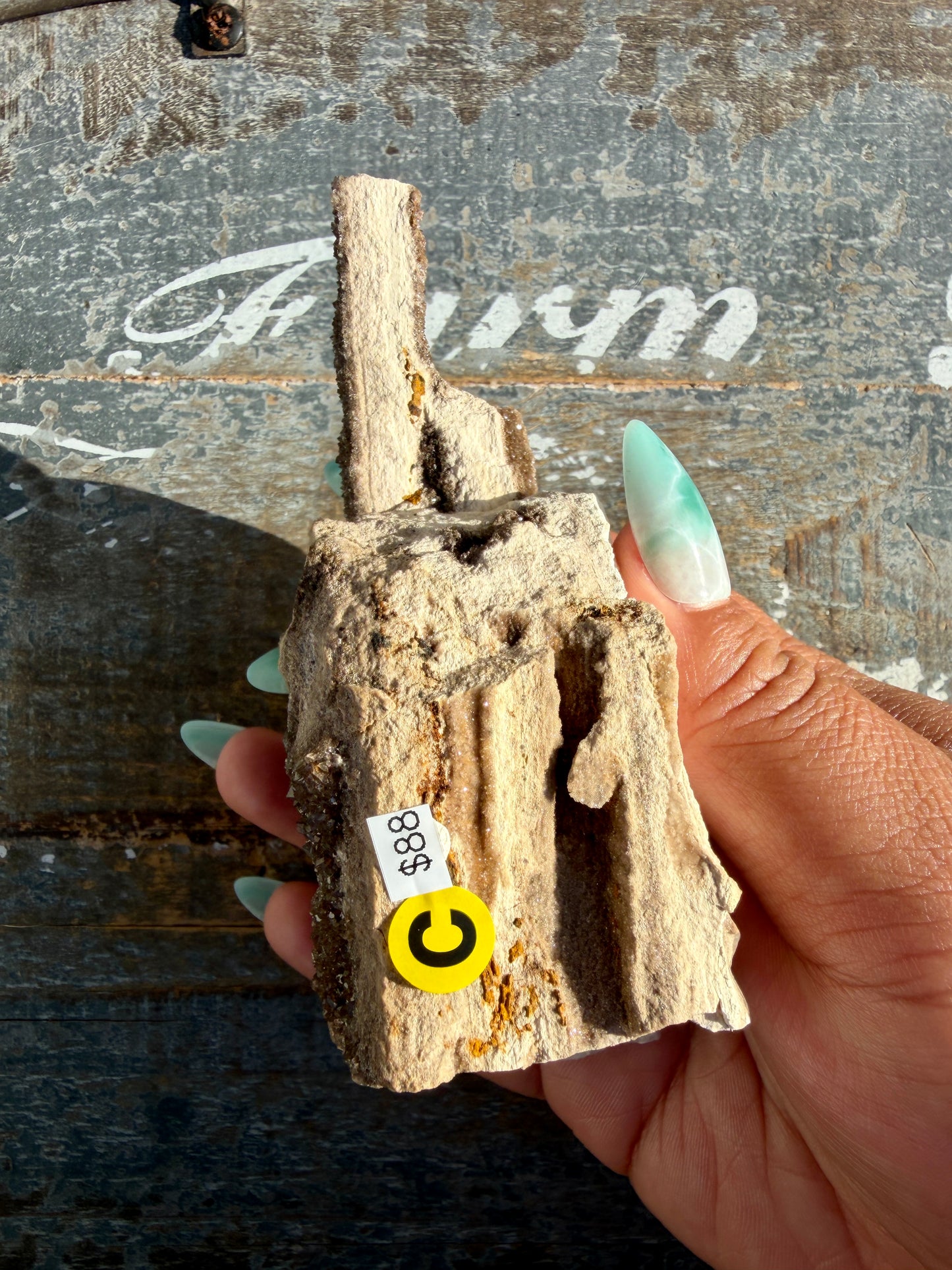 Hand-Mined Brillant Wood | Alabama | Crystal Collector Find | Opt C